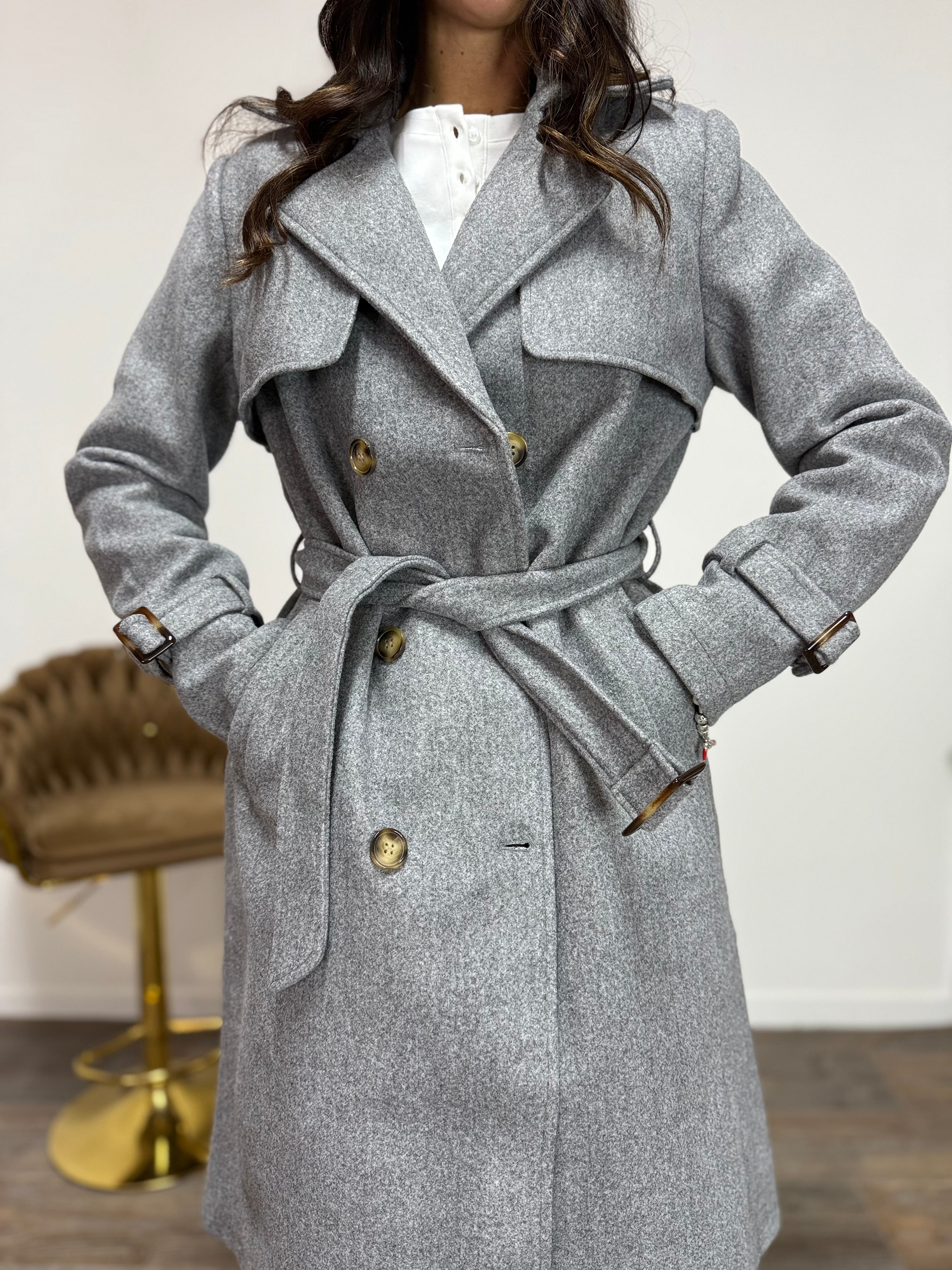 Cappotto Eveline Grigio