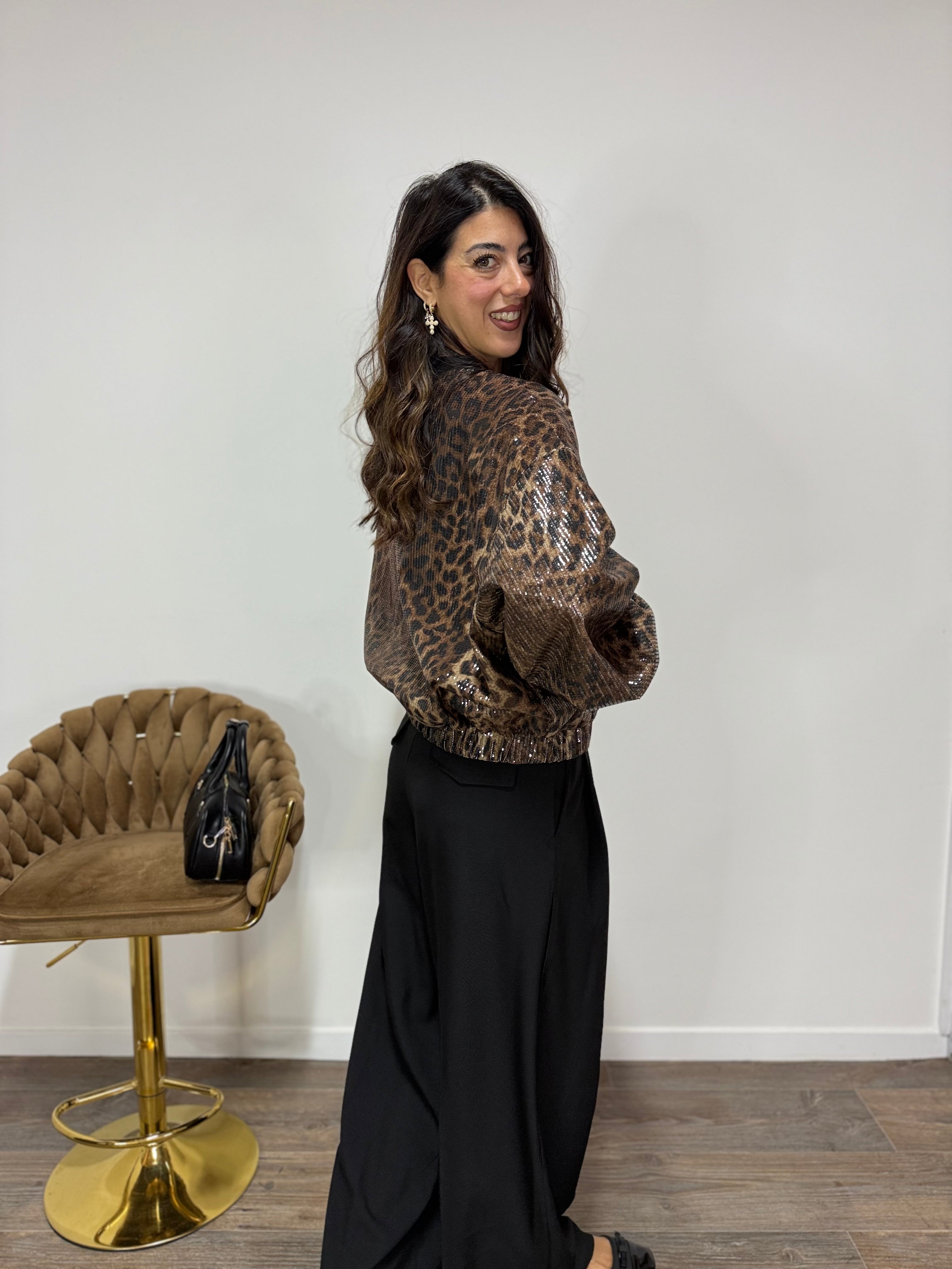 Bomber LeoPaillettes LUMINA