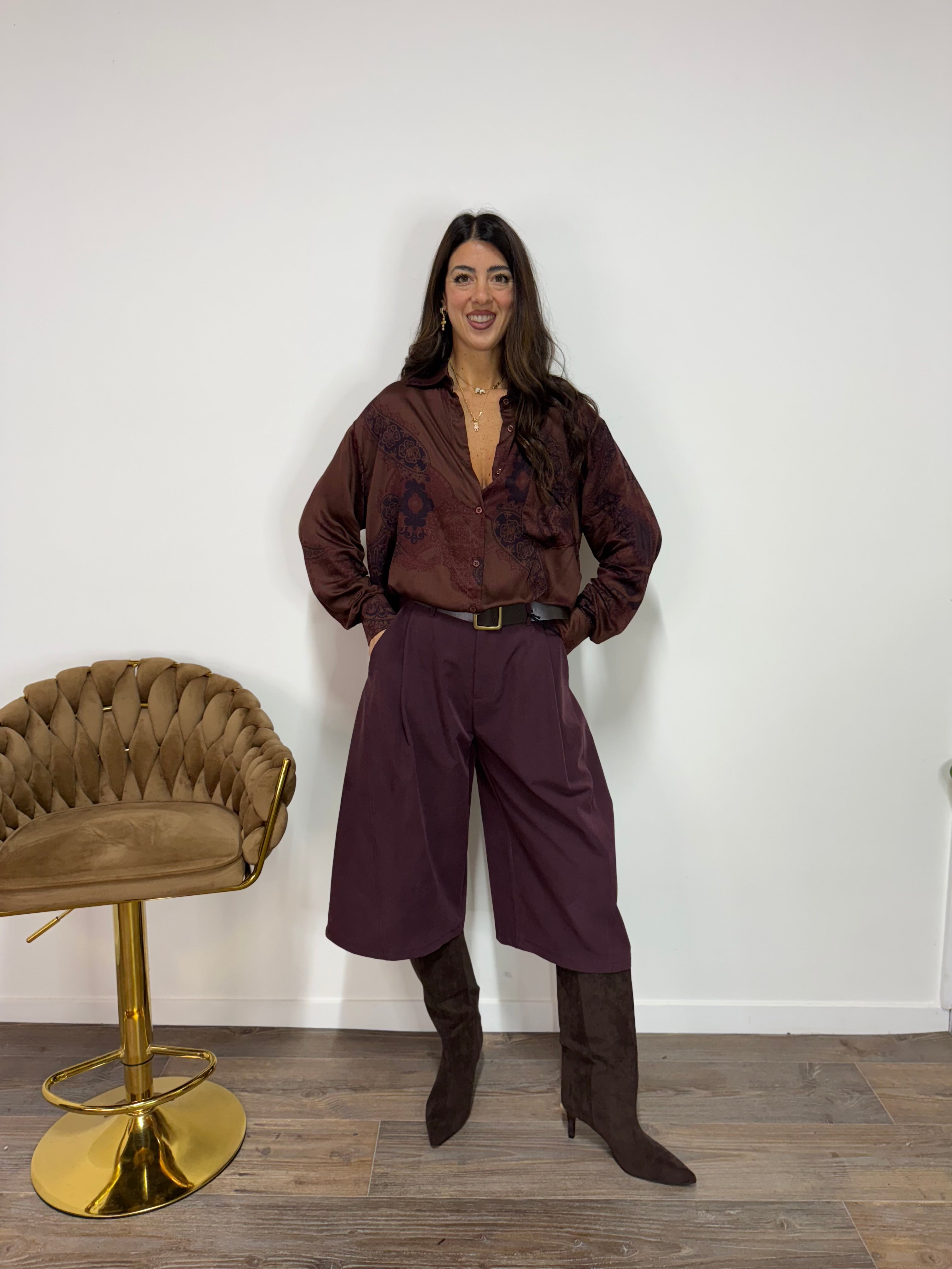 Bermudone Giant JUST WEST Prugna