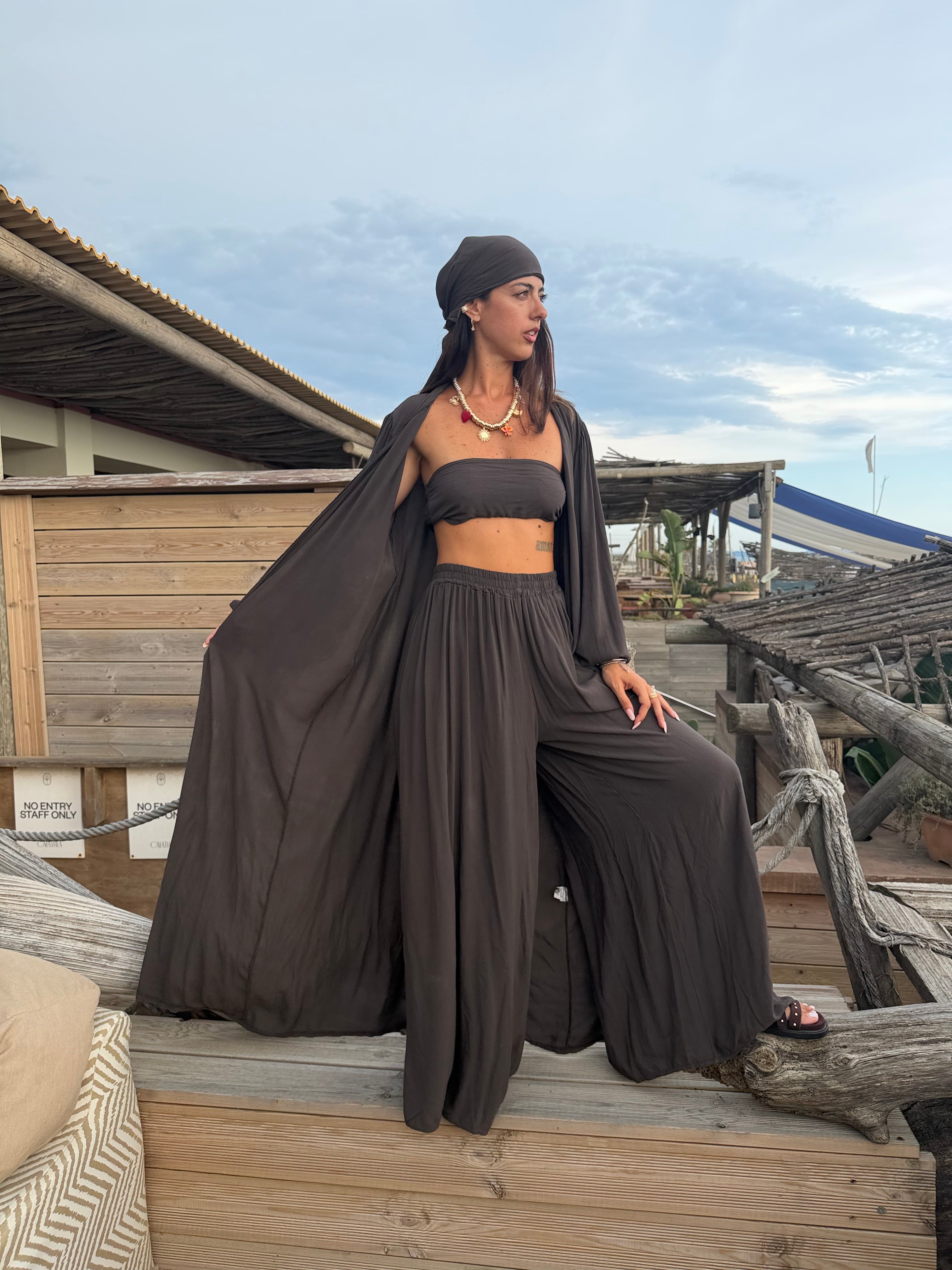 Coordinato Gitana Marrone