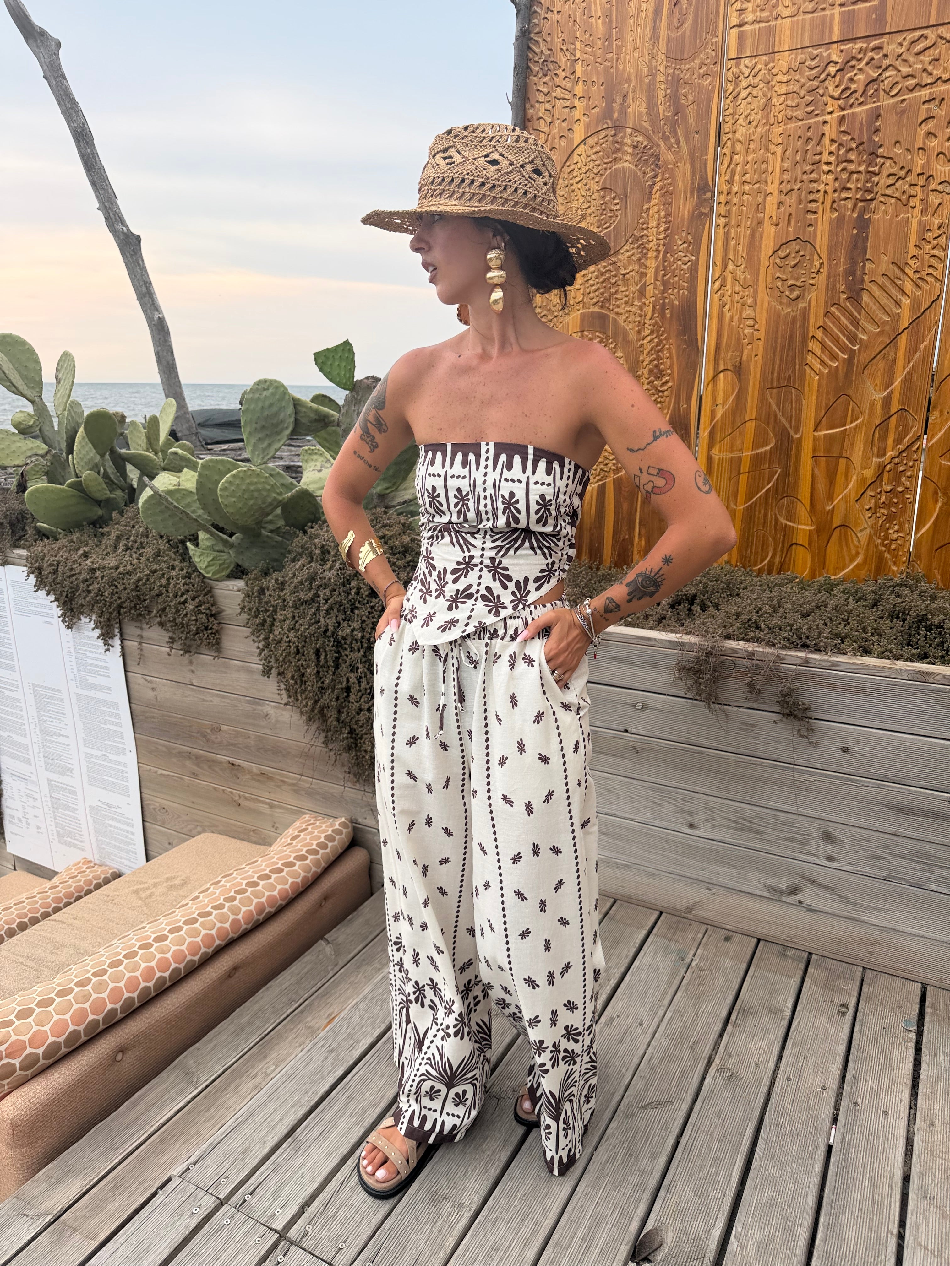 Coordinato Zanzibar LUMINA Marrone