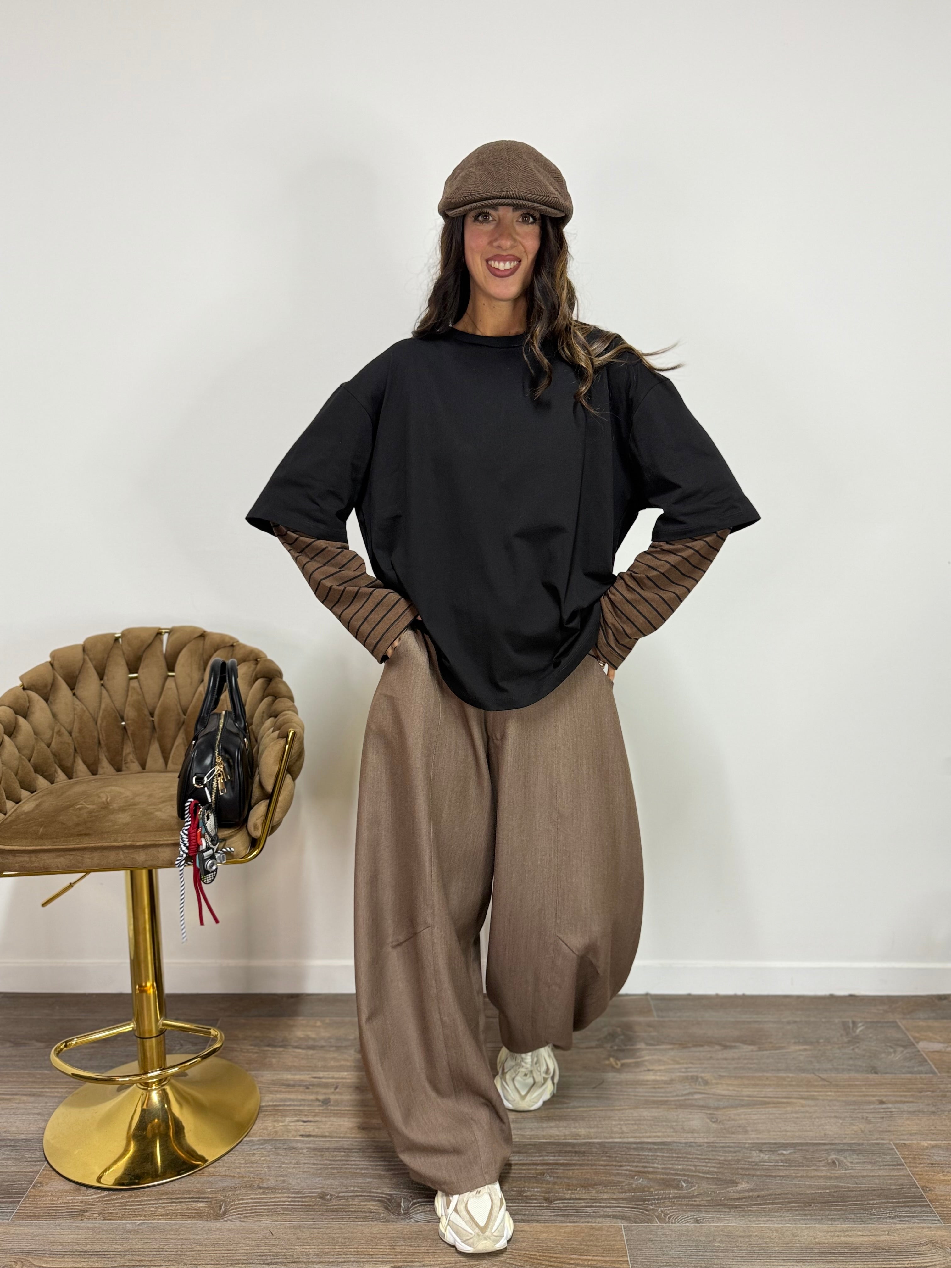 Pantalone Balloon Biscotto