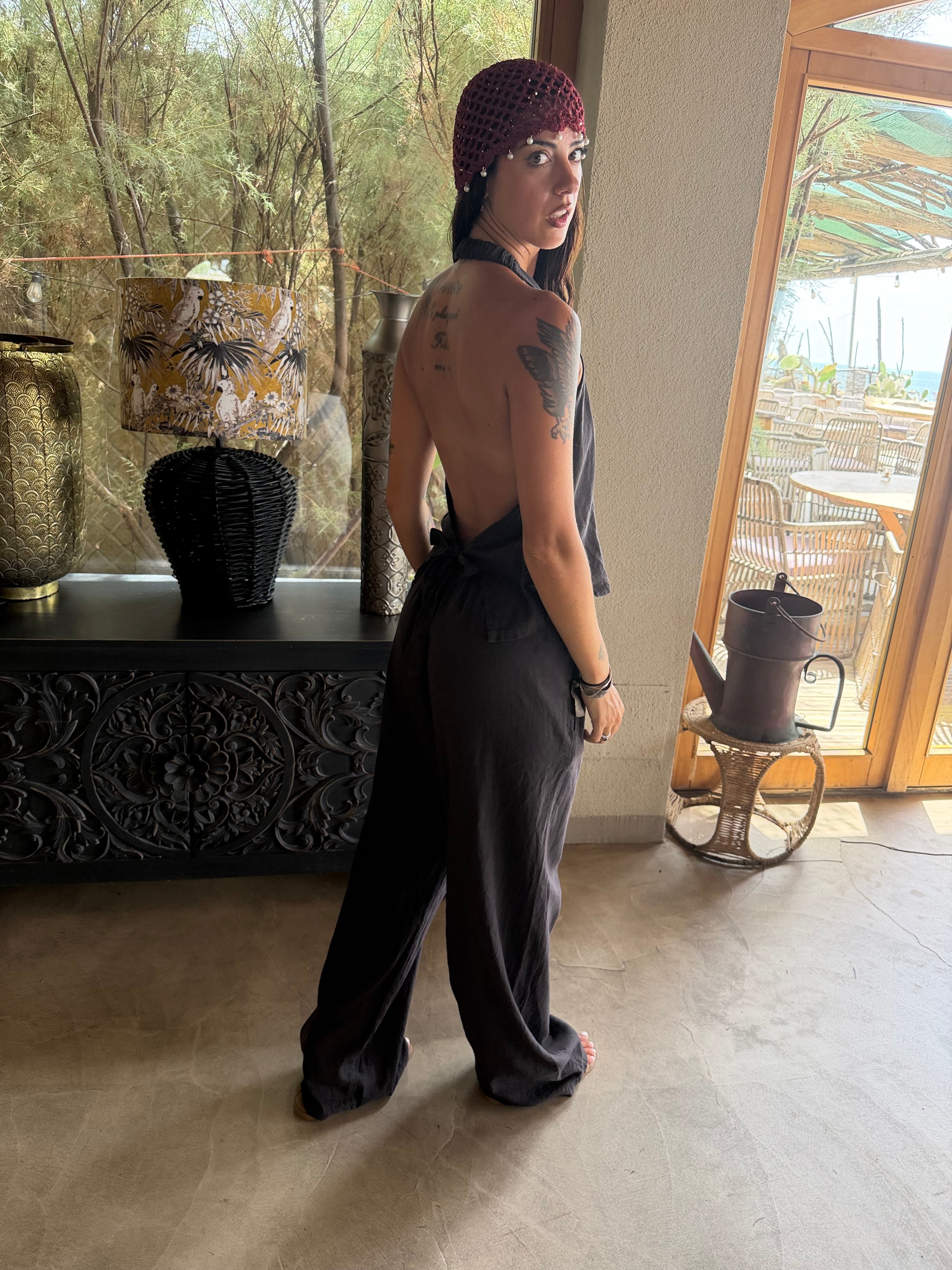 Coordinato Chill Girl Marrone