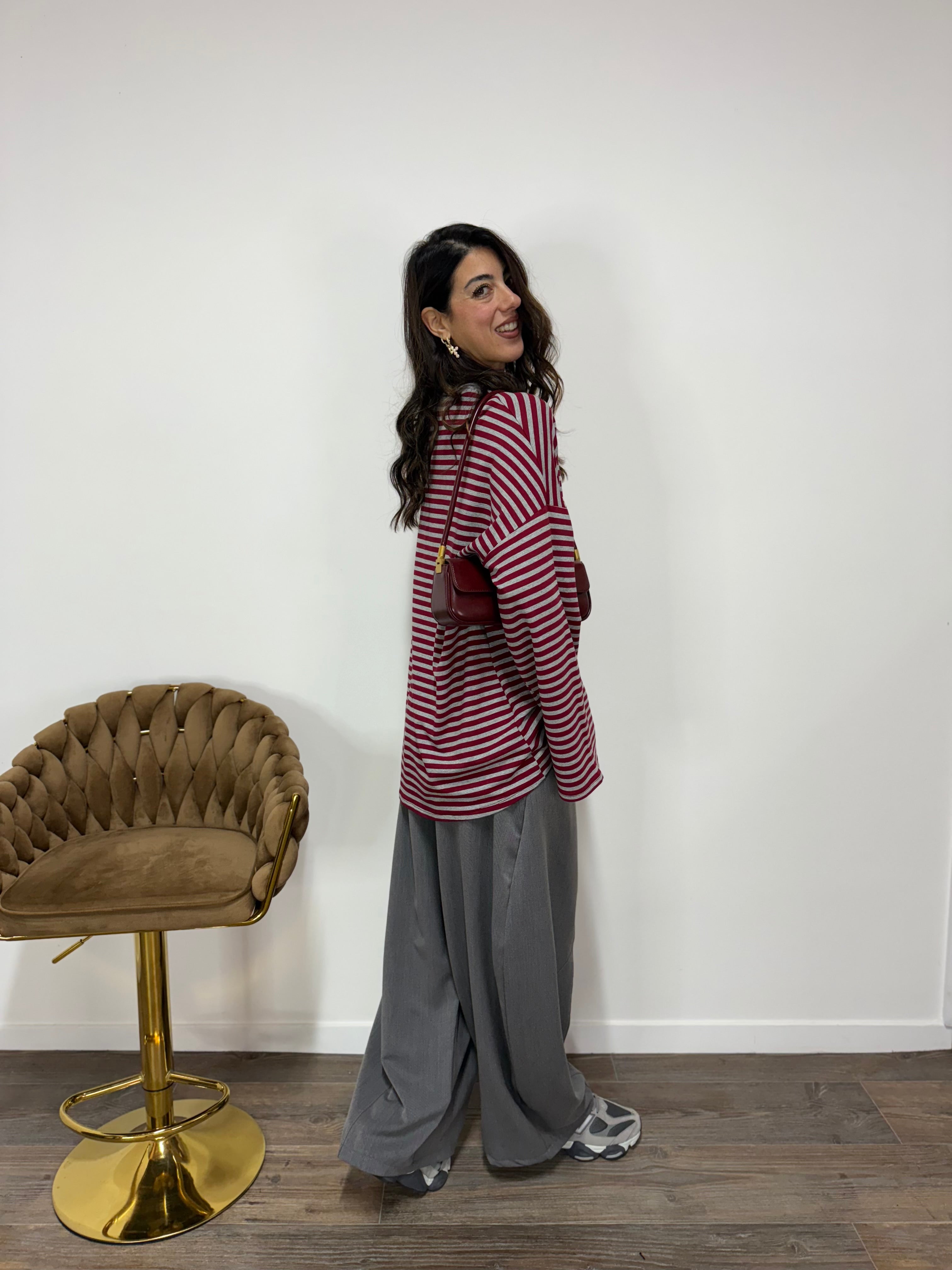 Pantalone Balloon Grigio