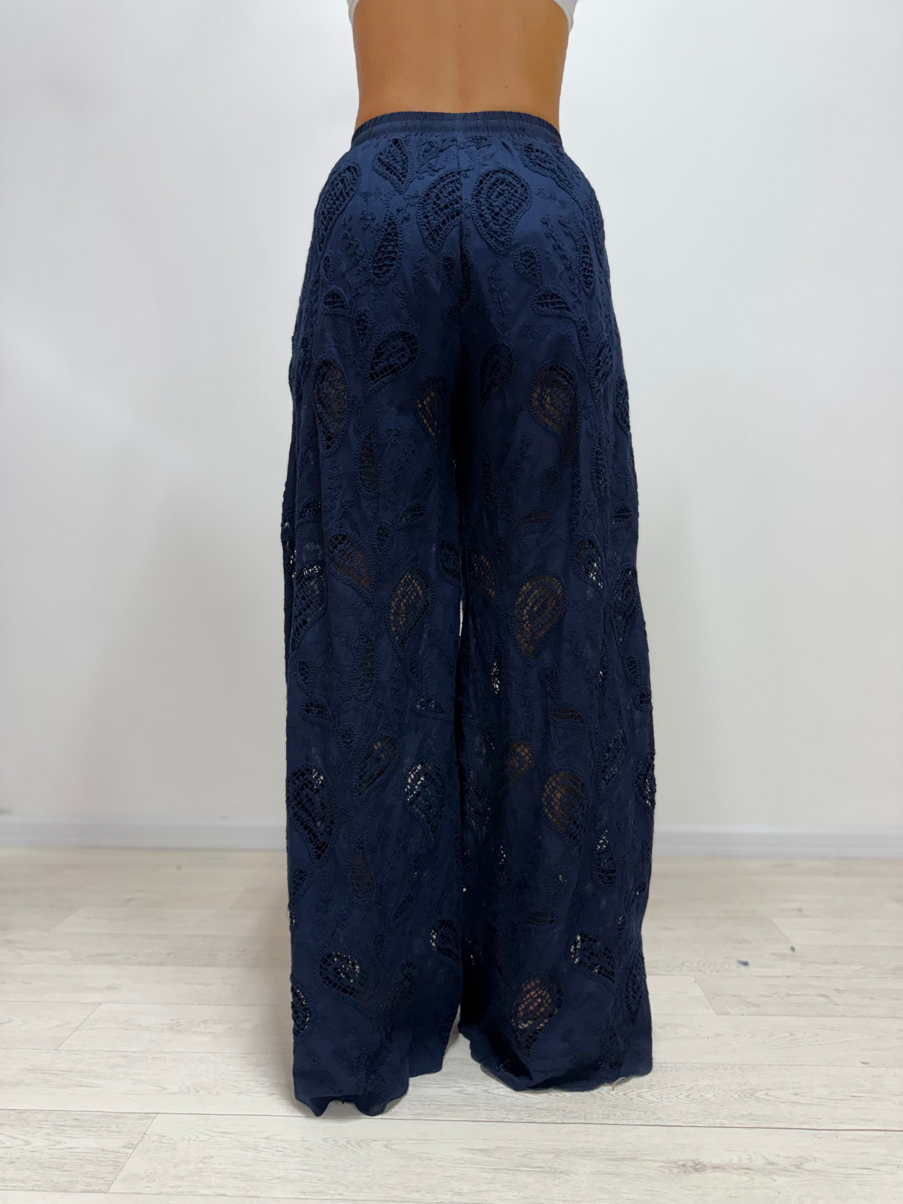 Pantalone Greta LUMINA Blue