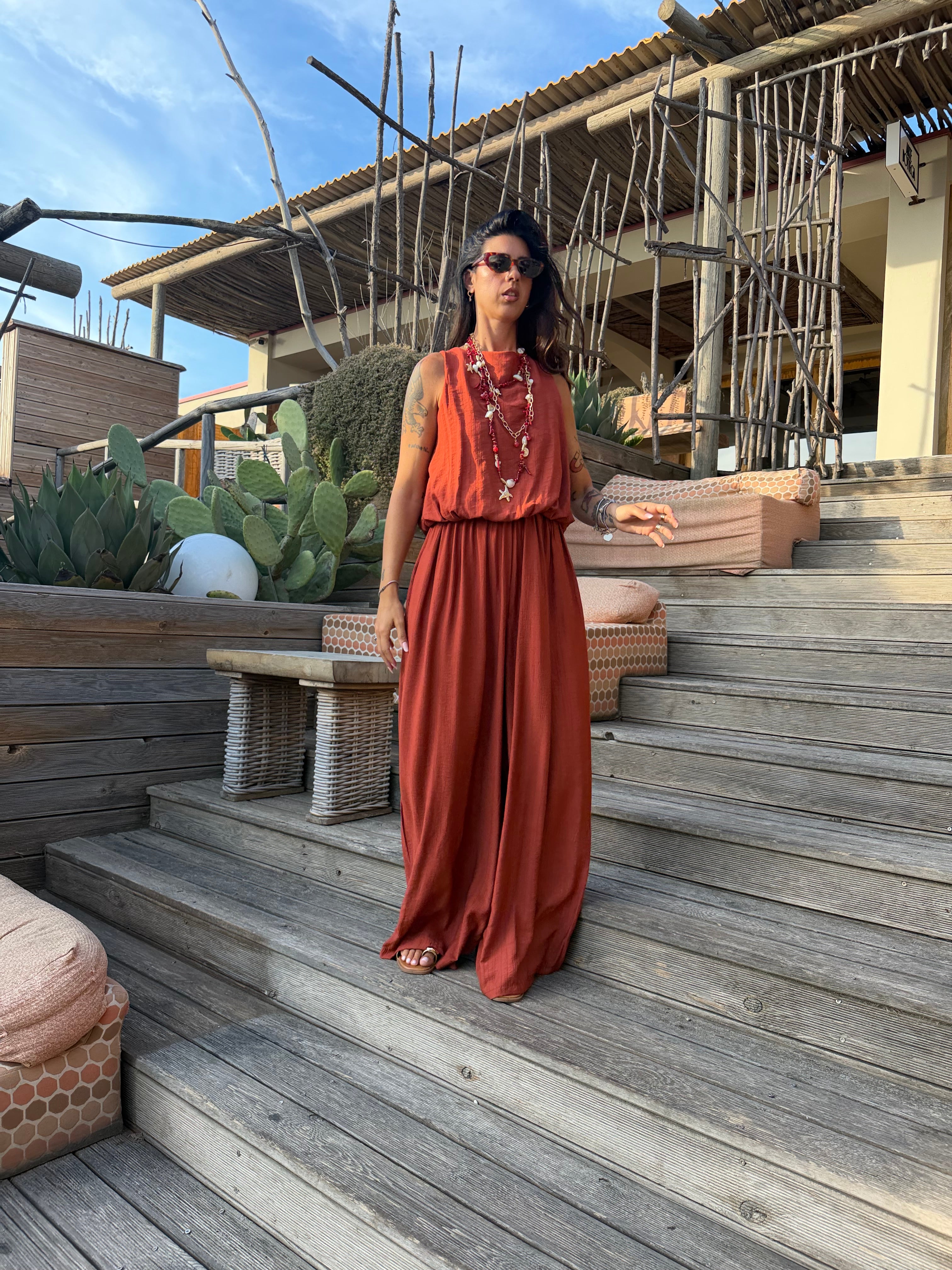 Jumpsuit Enea Ruggine
