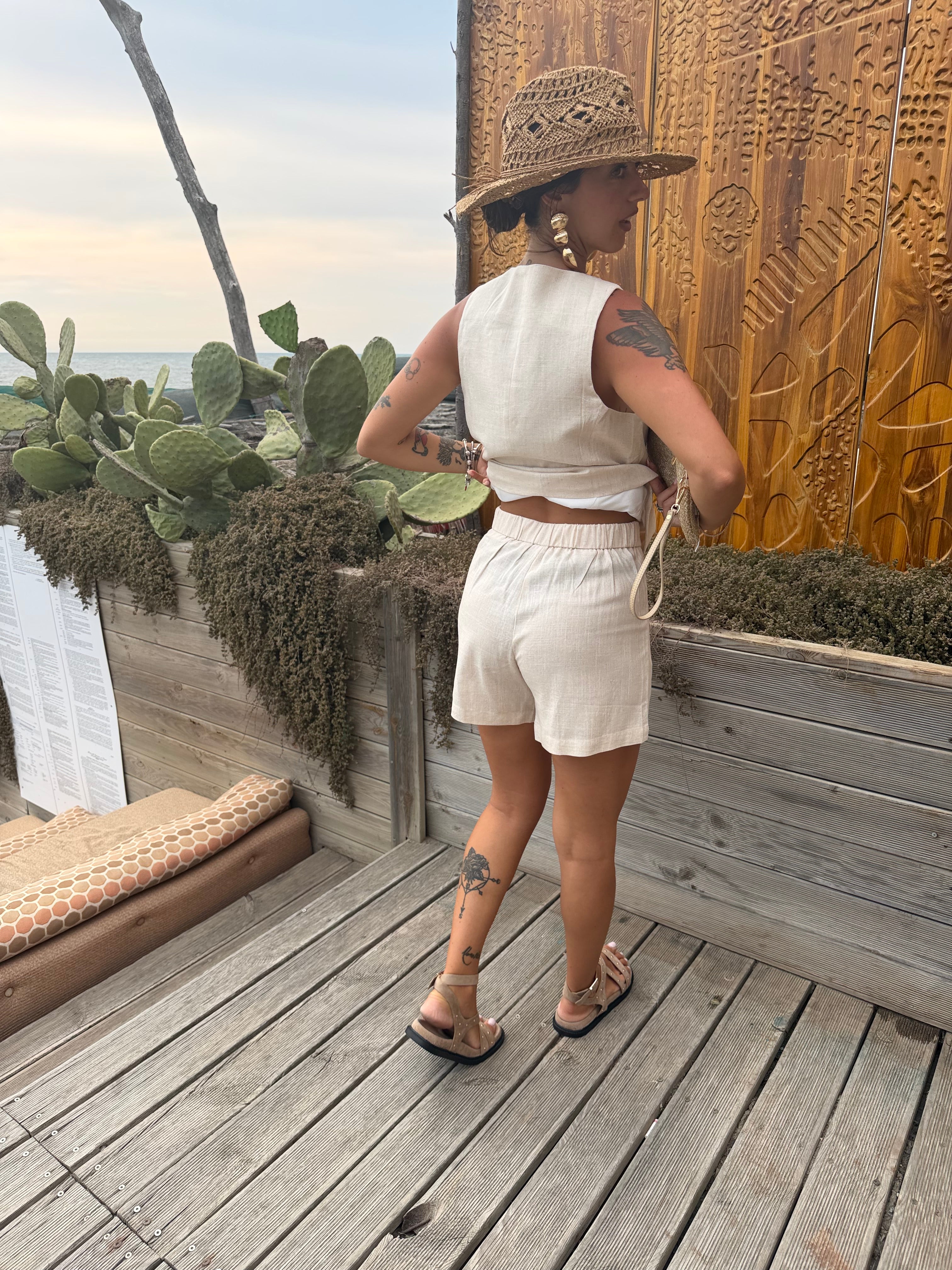 Tailleur Valencia Sabbia