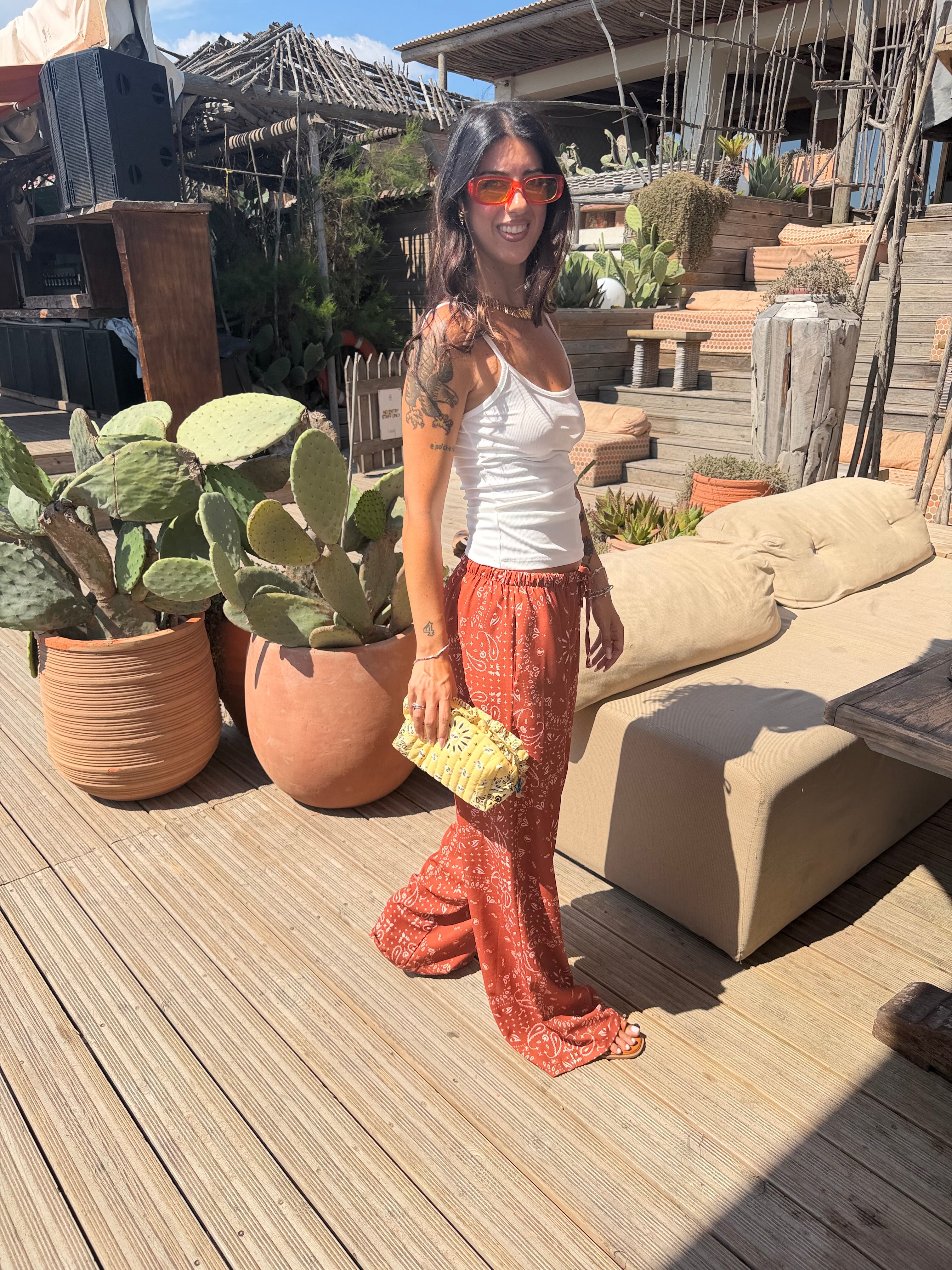 Pantalone Bandana Ruggine