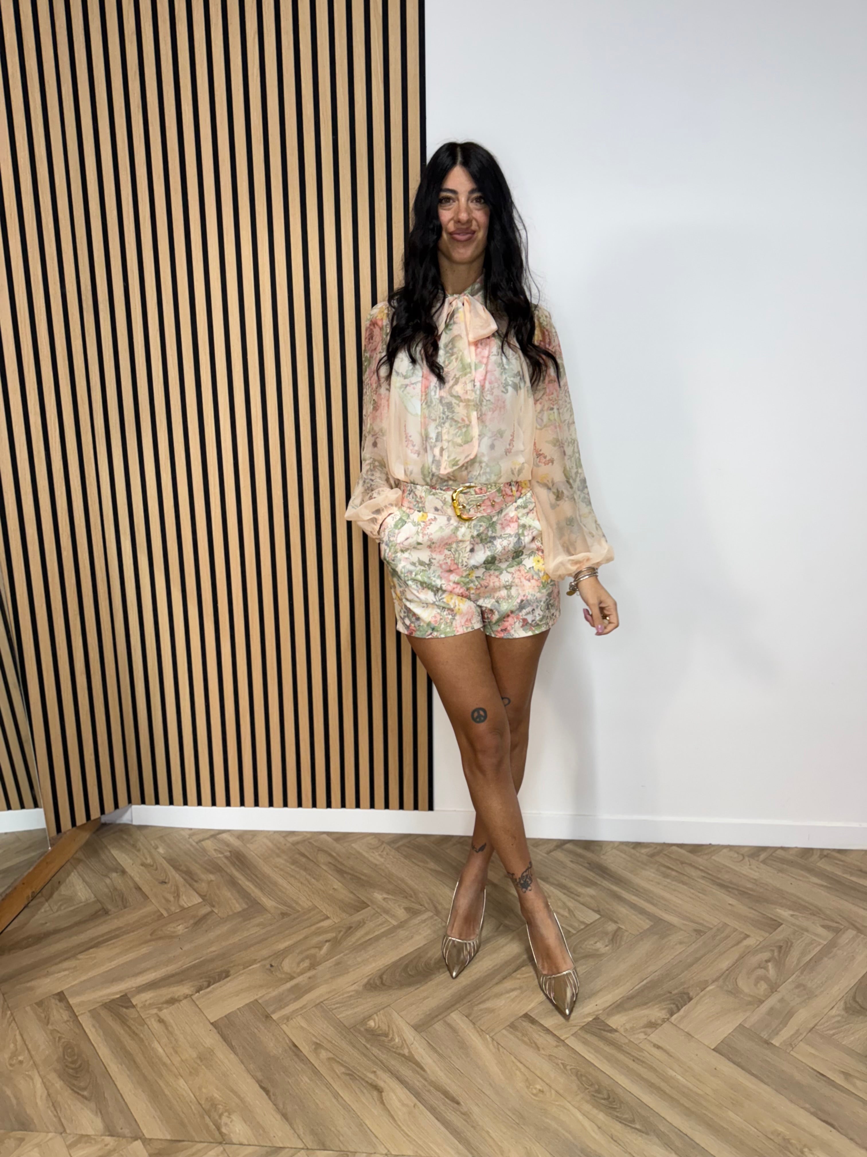 Coordinato Fiori Velati