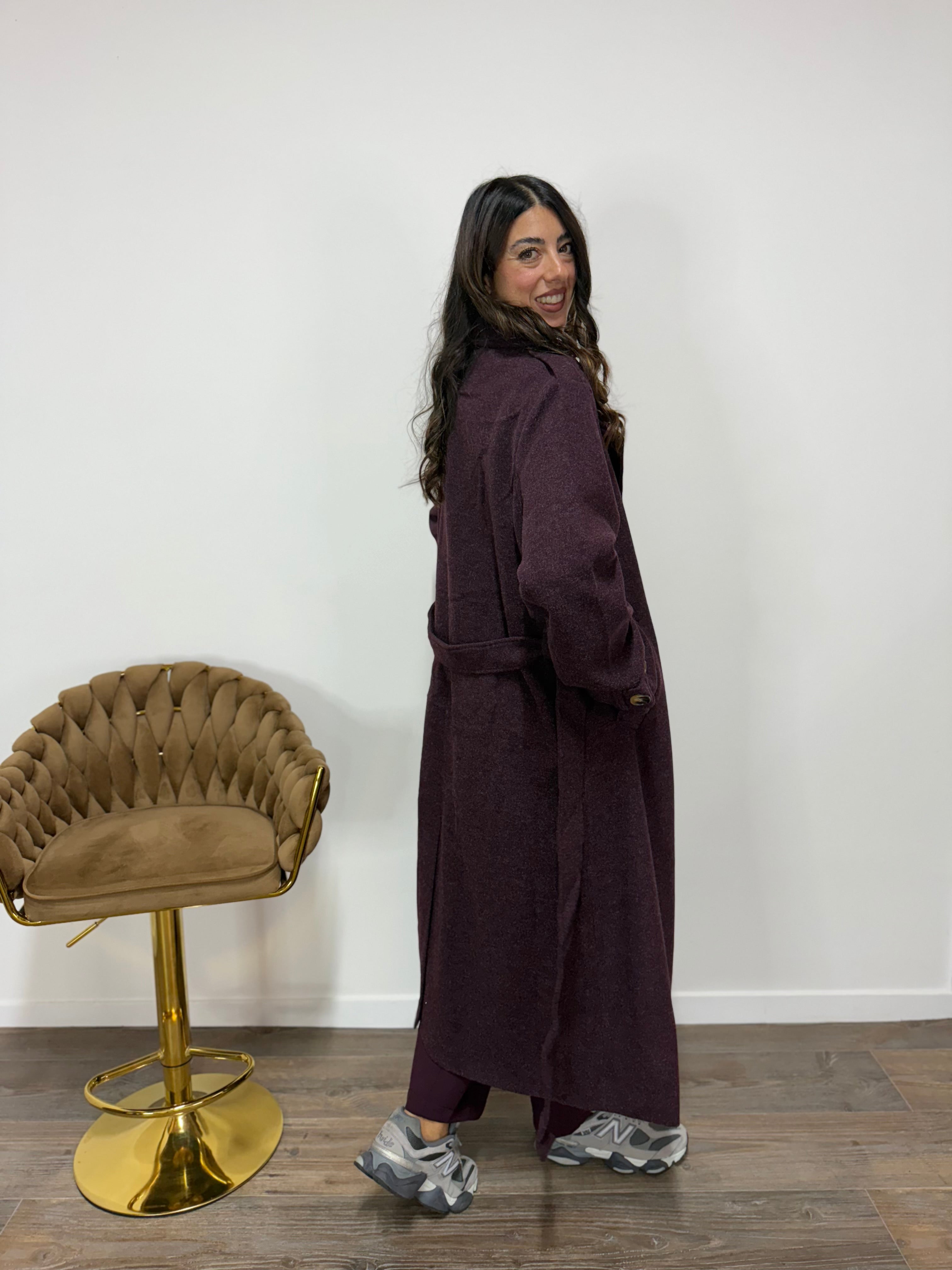 Cappotto Fergie Prugna
