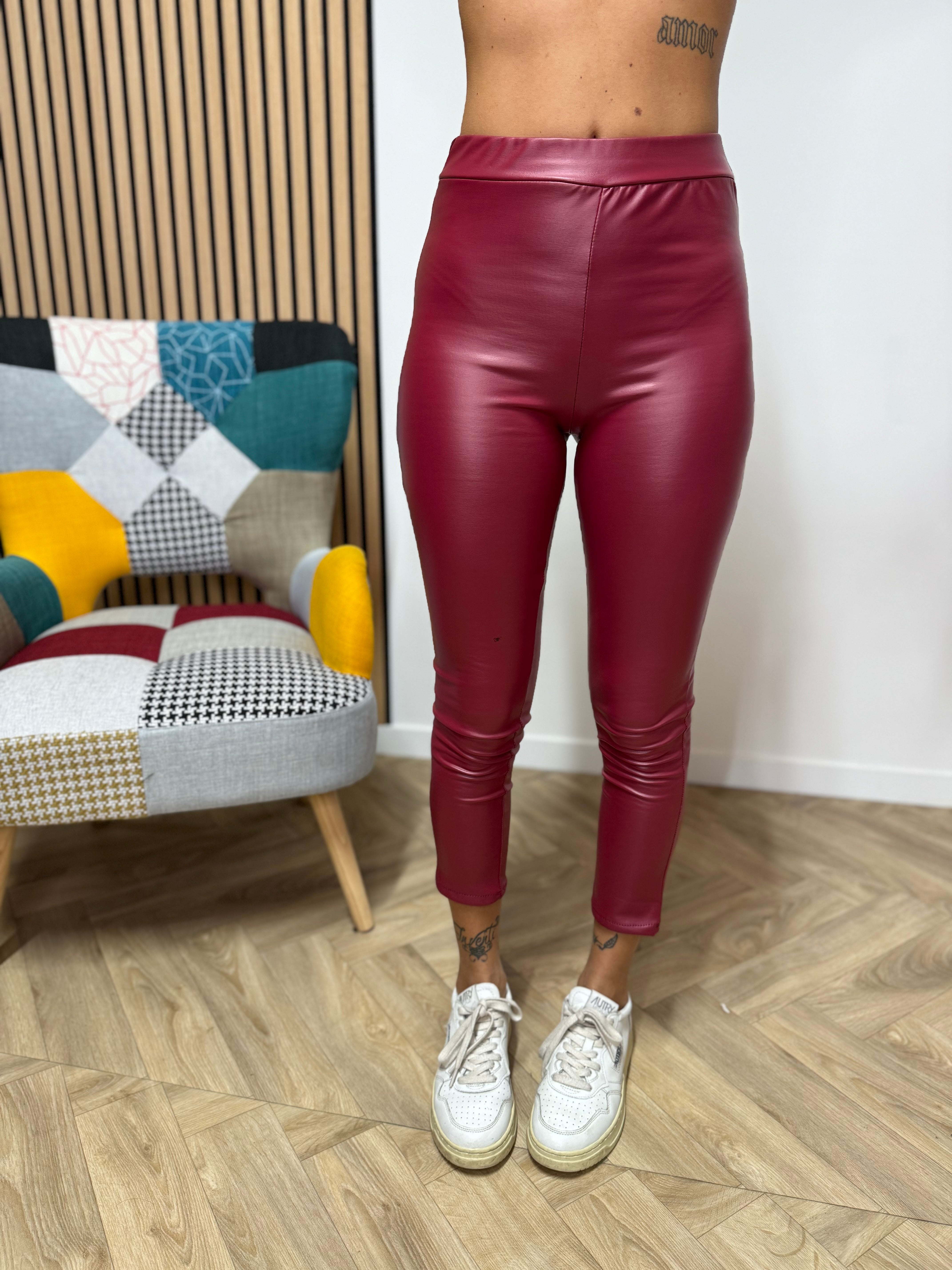 Leggins Ecopelle Color