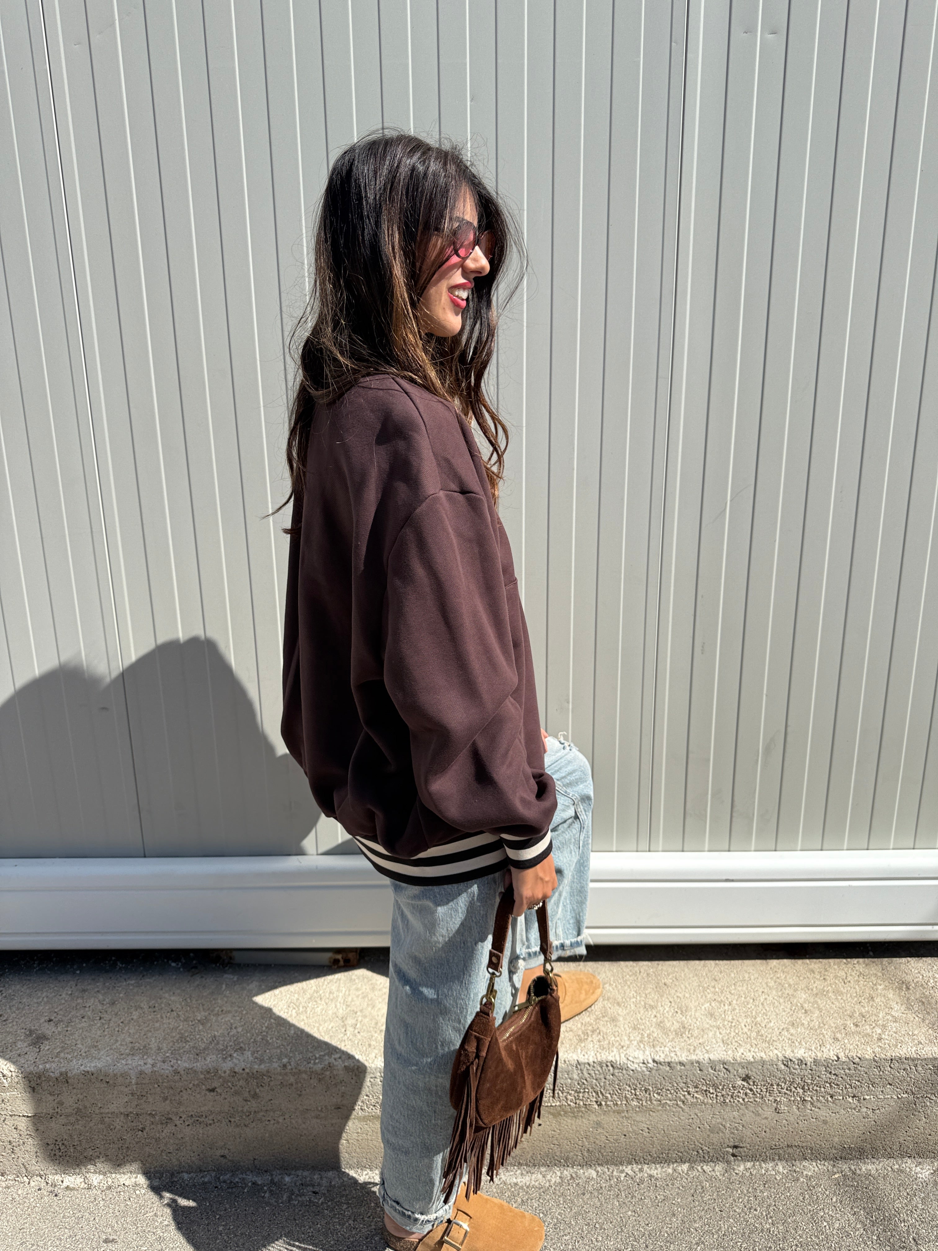 Cardigan Urban LUMINA Marrone