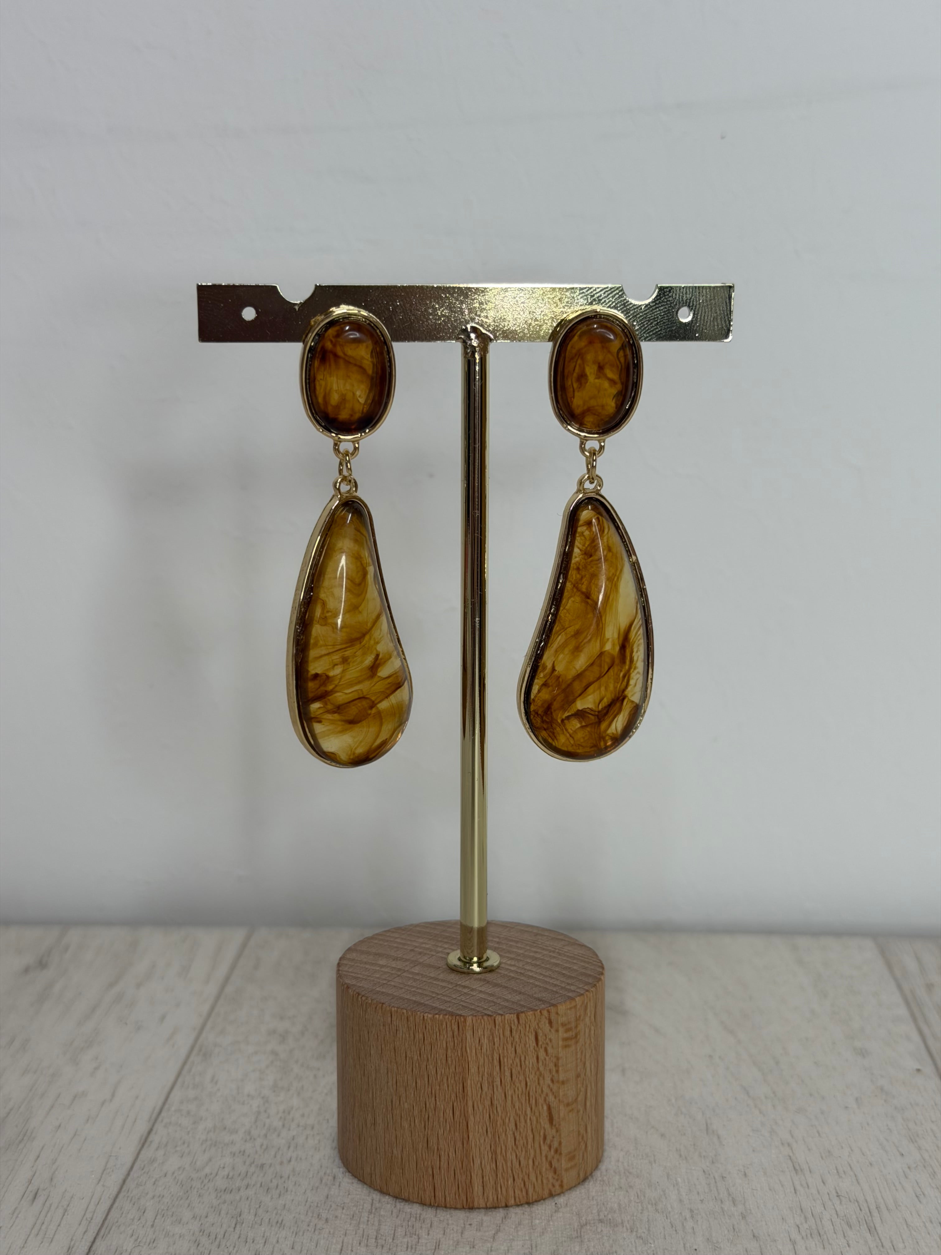 Orecchini Gota Ambra