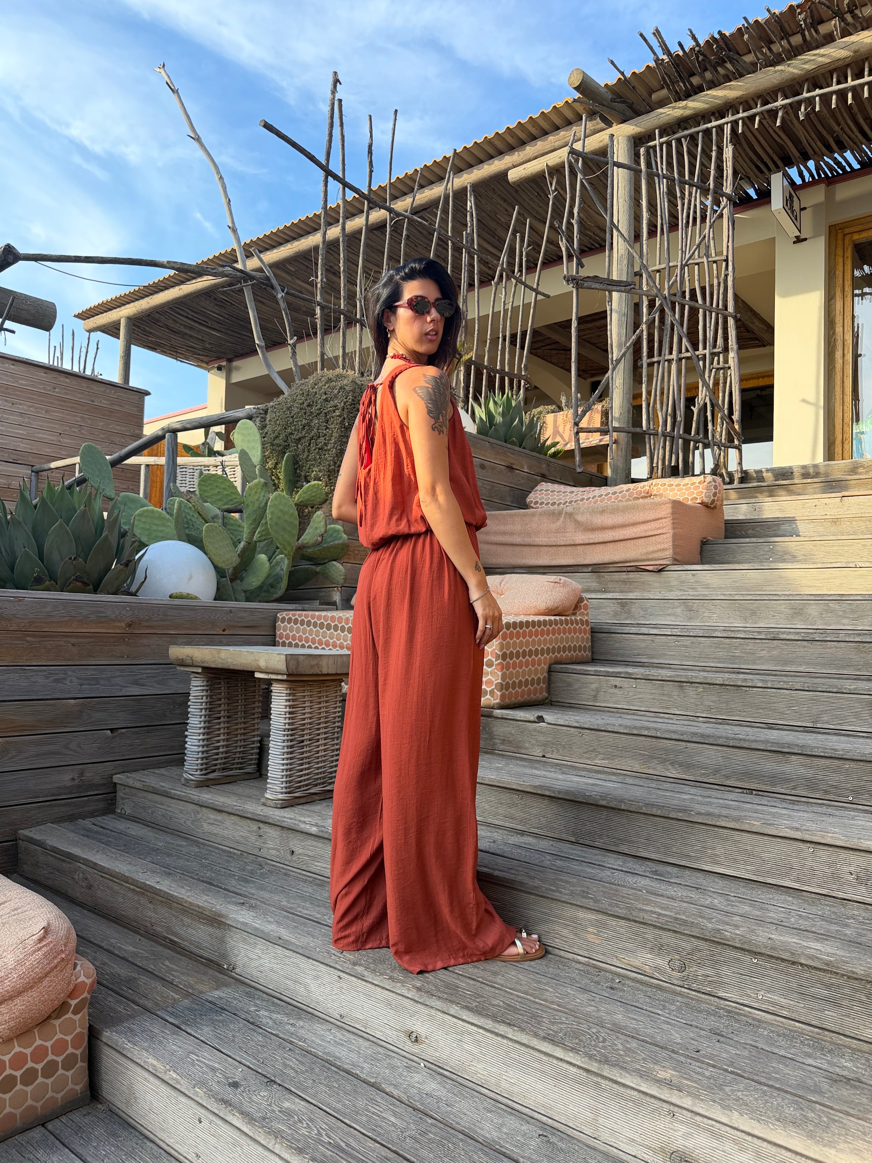 Jumpsuit Enea Ruggine
