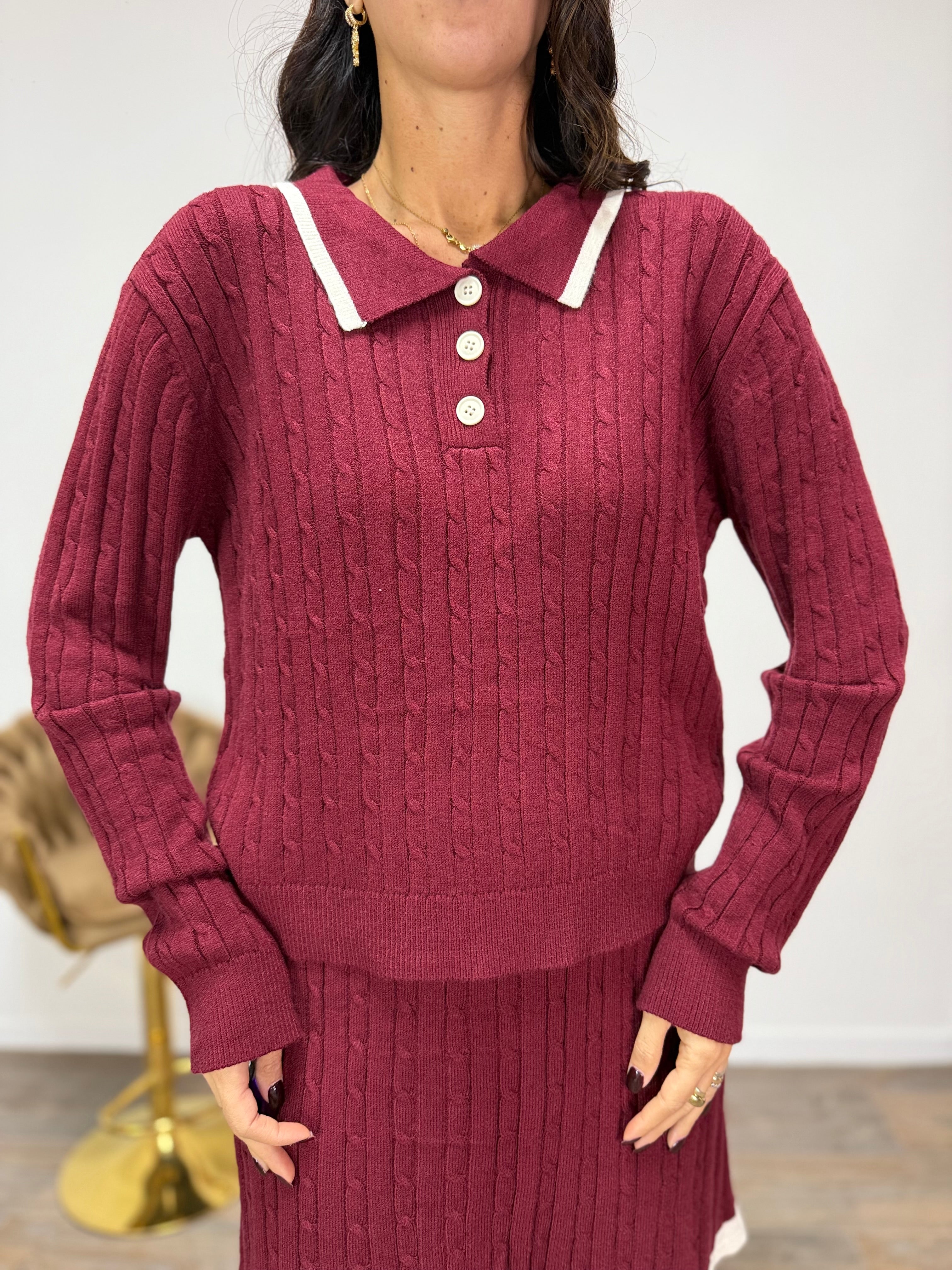 Coordinato Williams Bordeaux