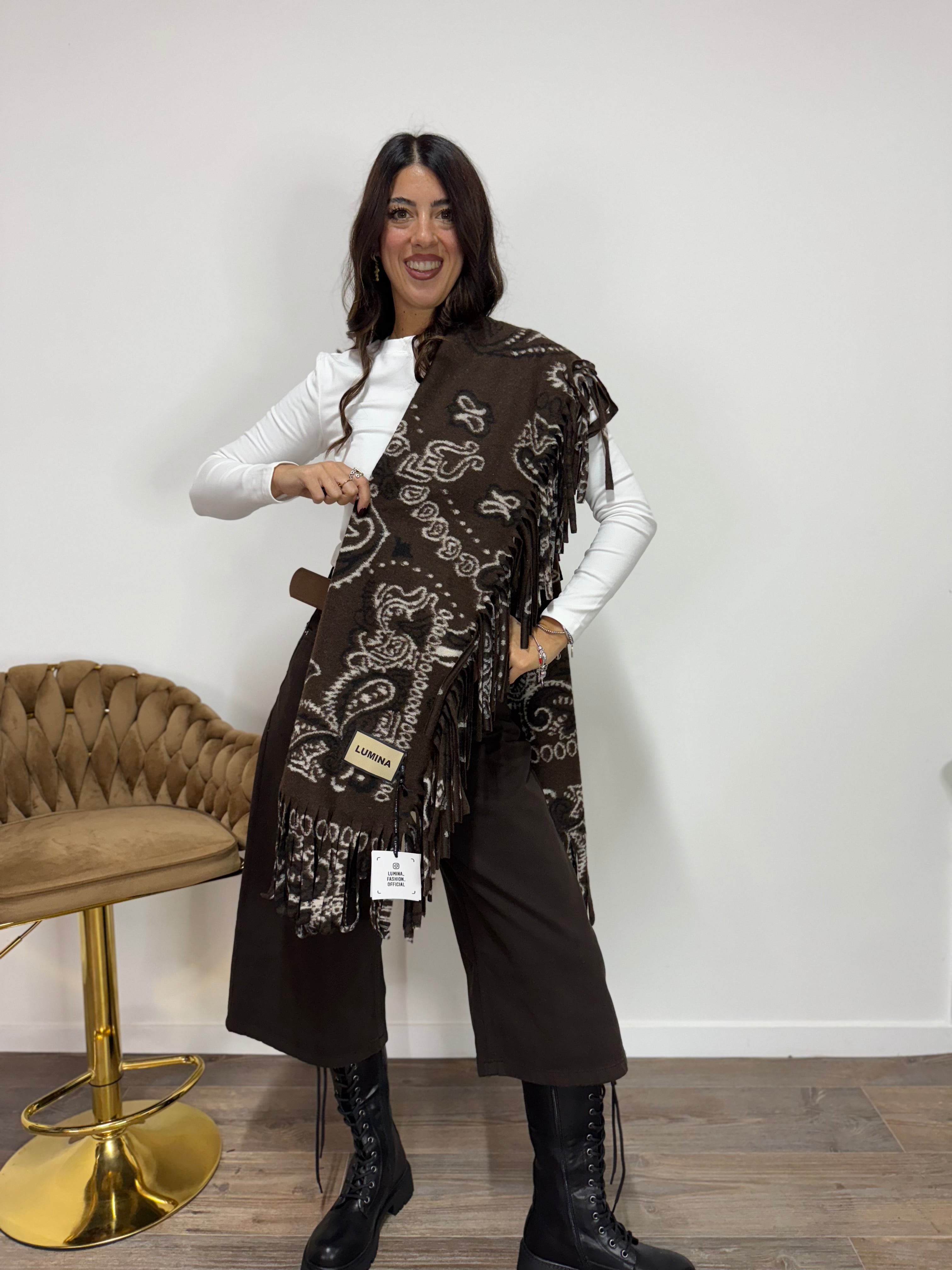 Sciarpa Bandana LUMINA Brown