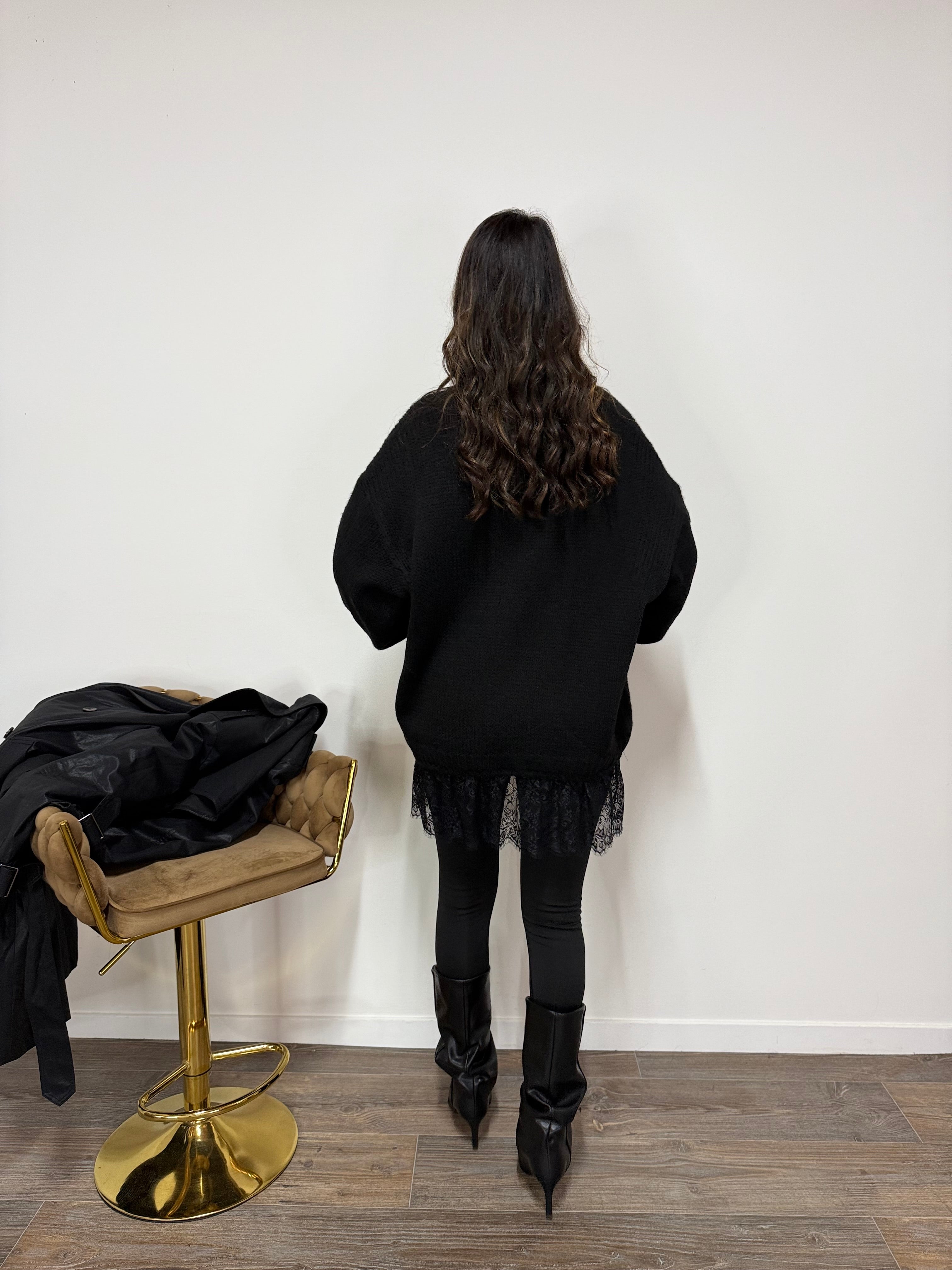 Abito/Pull Maxi Pizzo