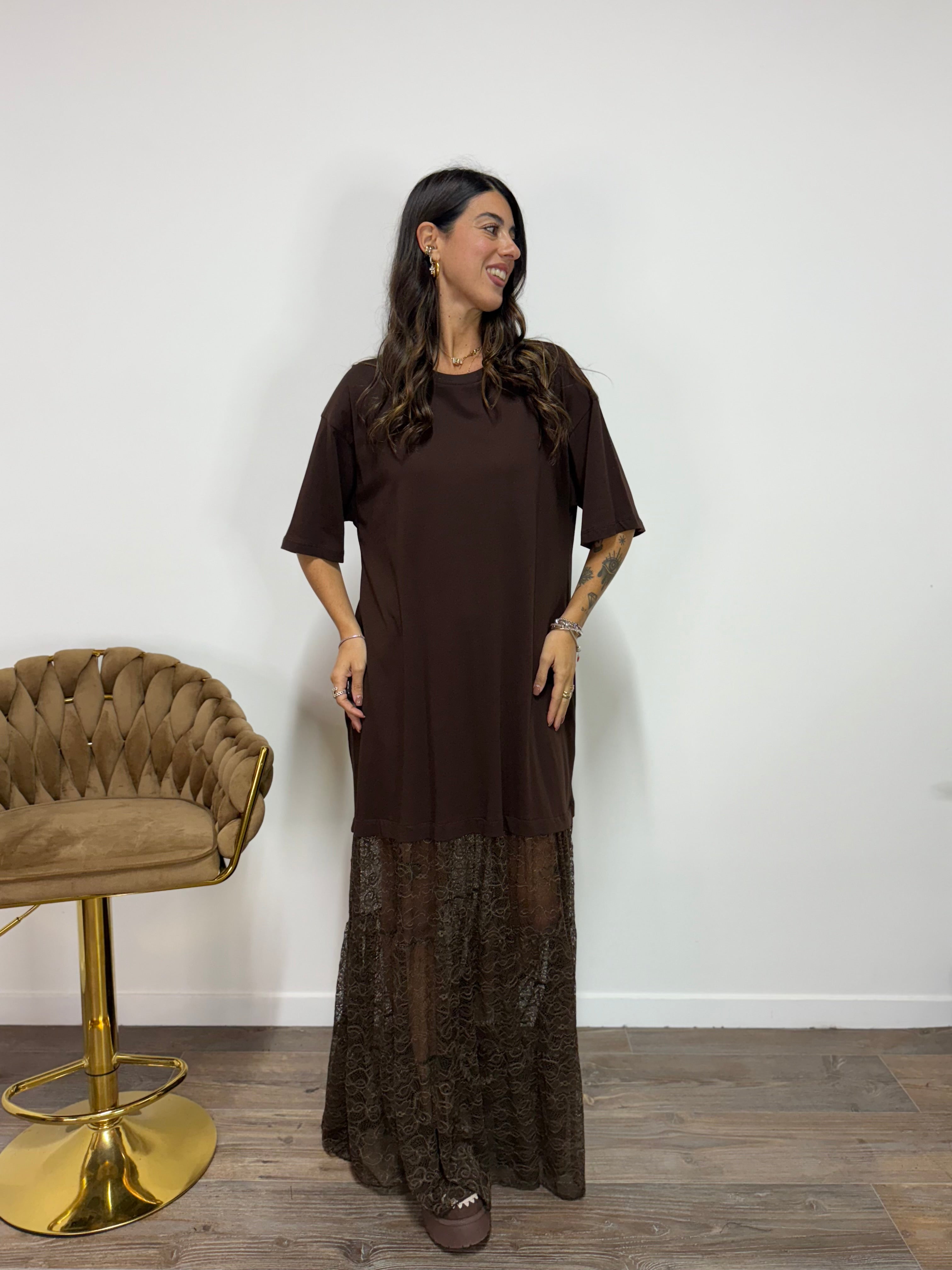 Abito Jolie LUMINA Marrone