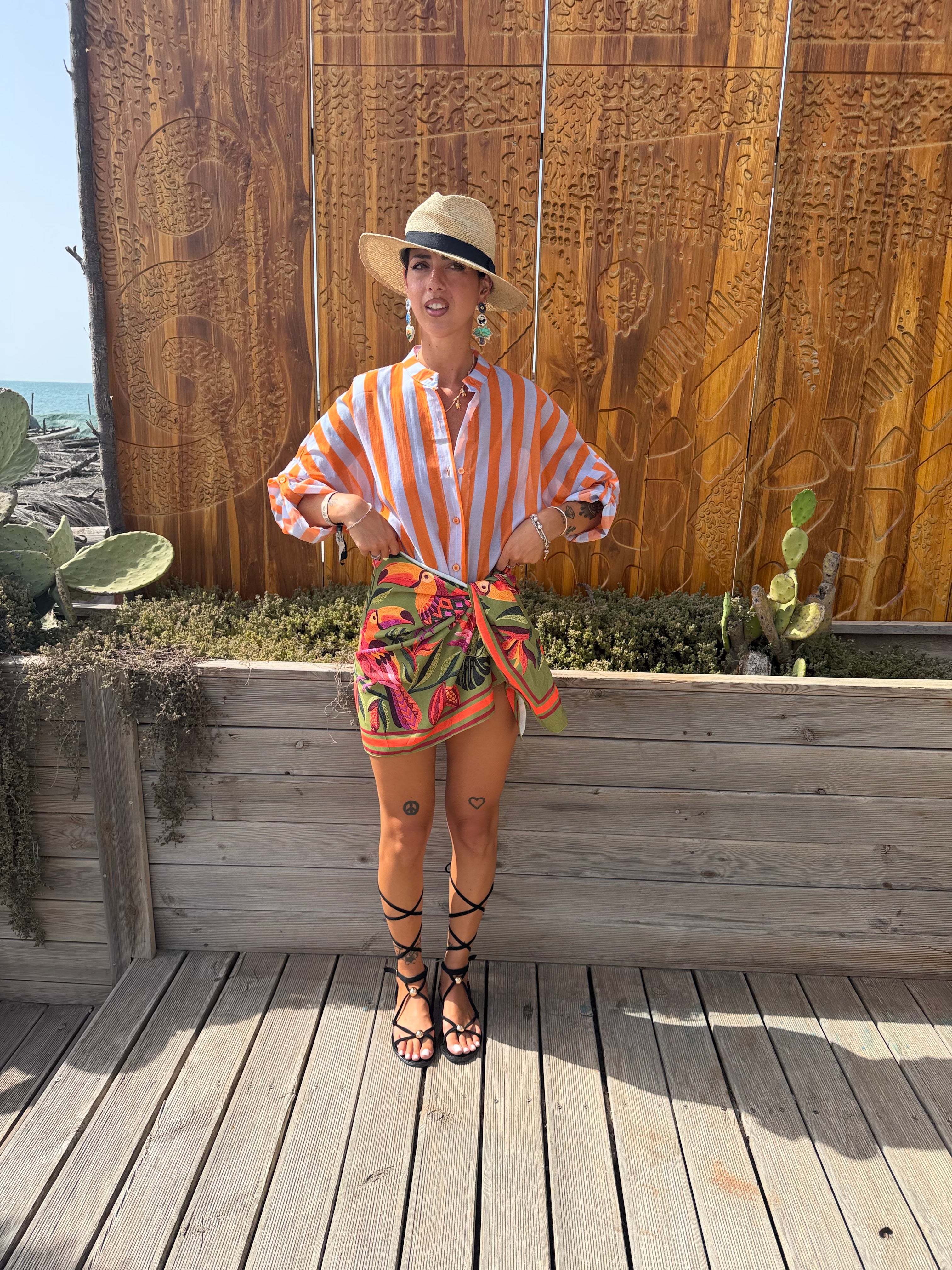 Camicia Candy Arancio