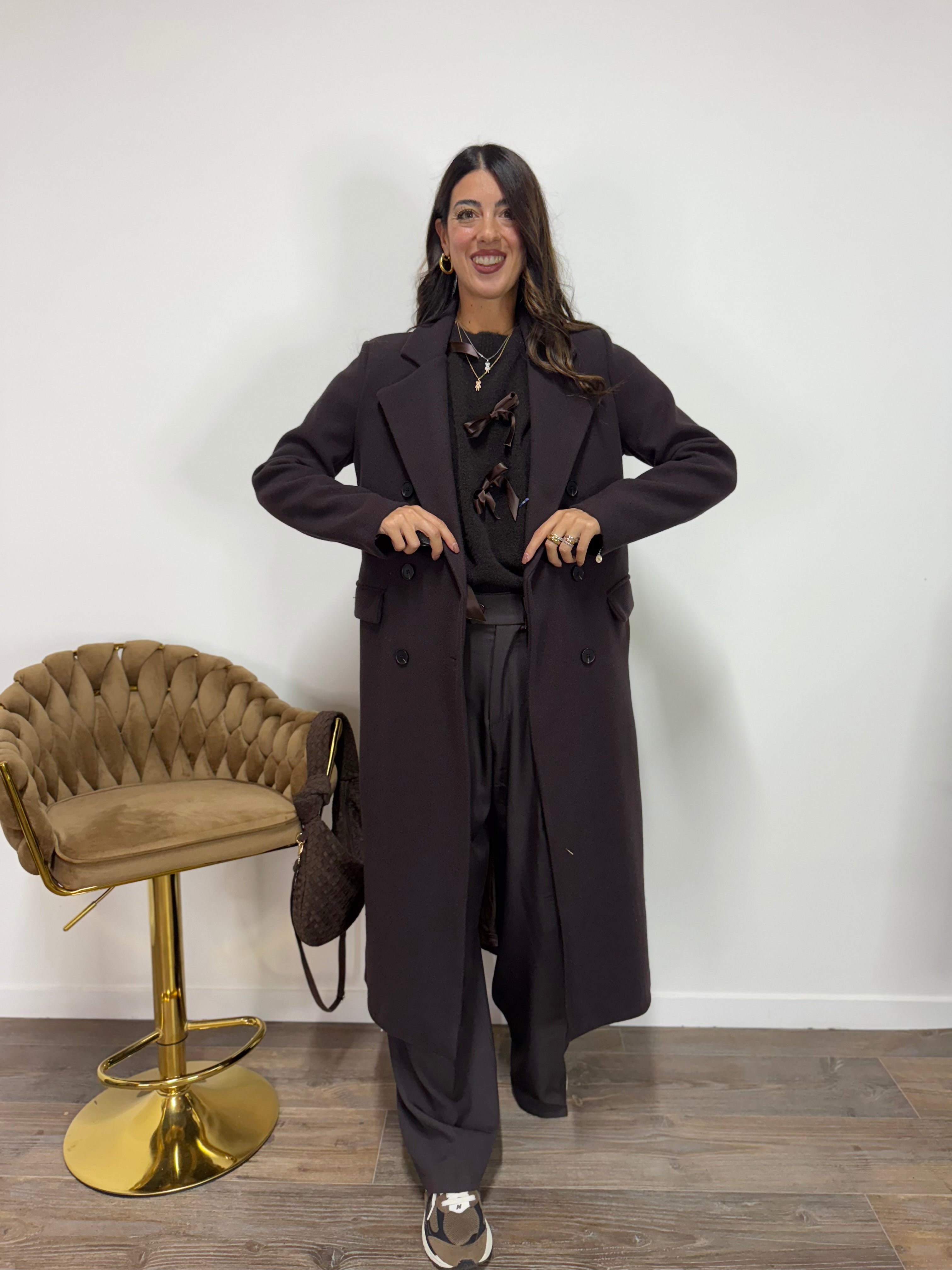 Cappotto Alicia Marrone