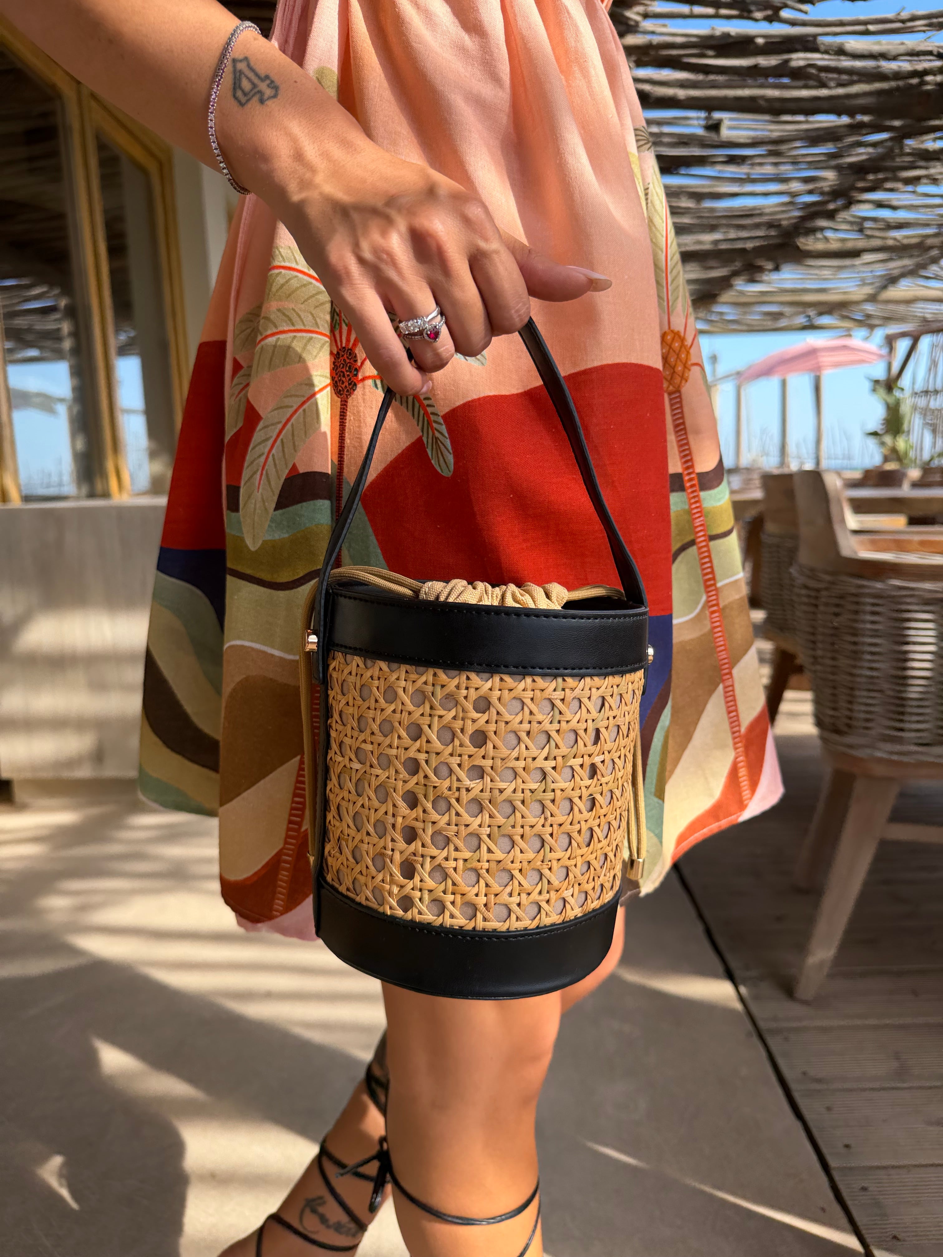 Borsa Secchiello Nero