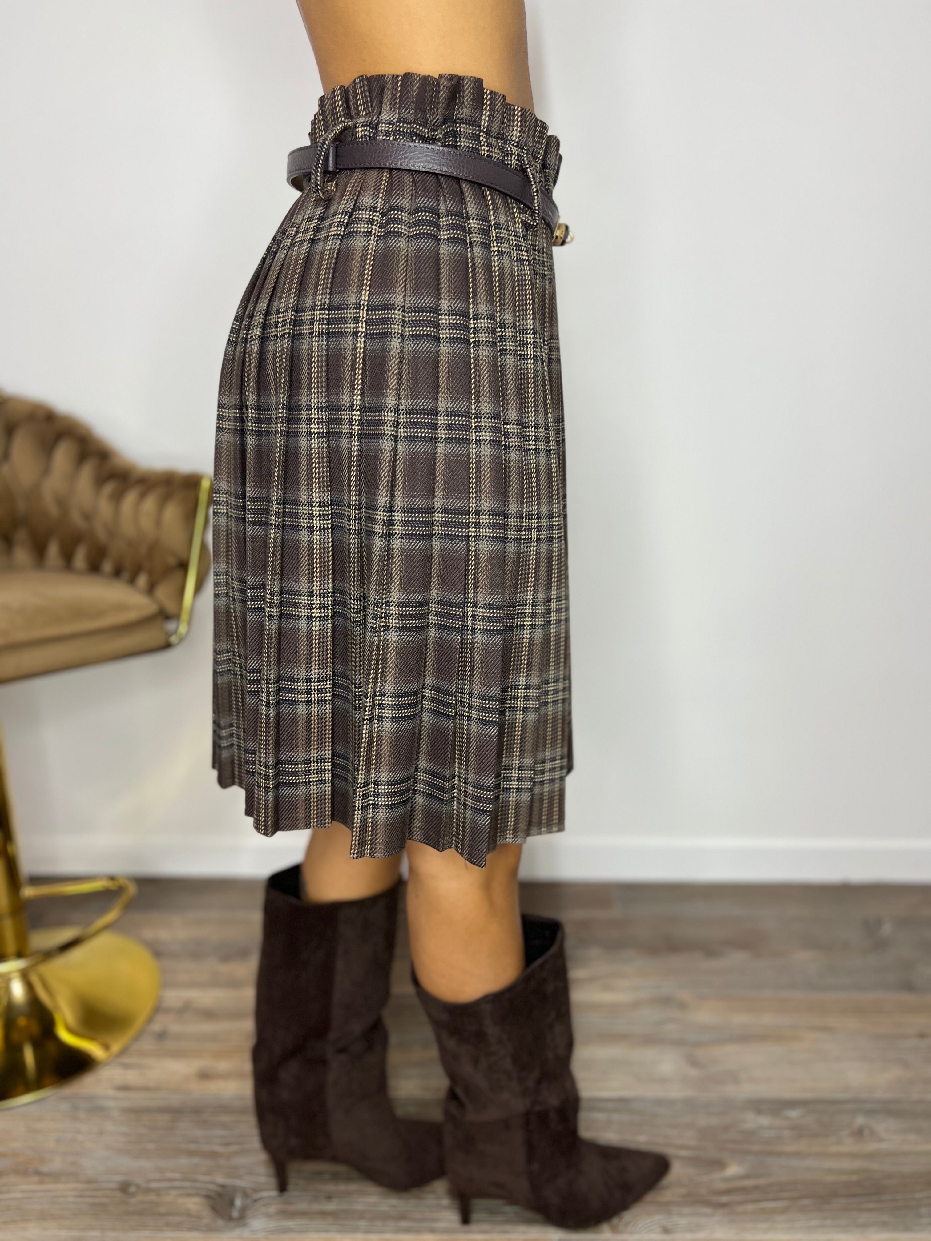 Gonna Plissè Edimburgo