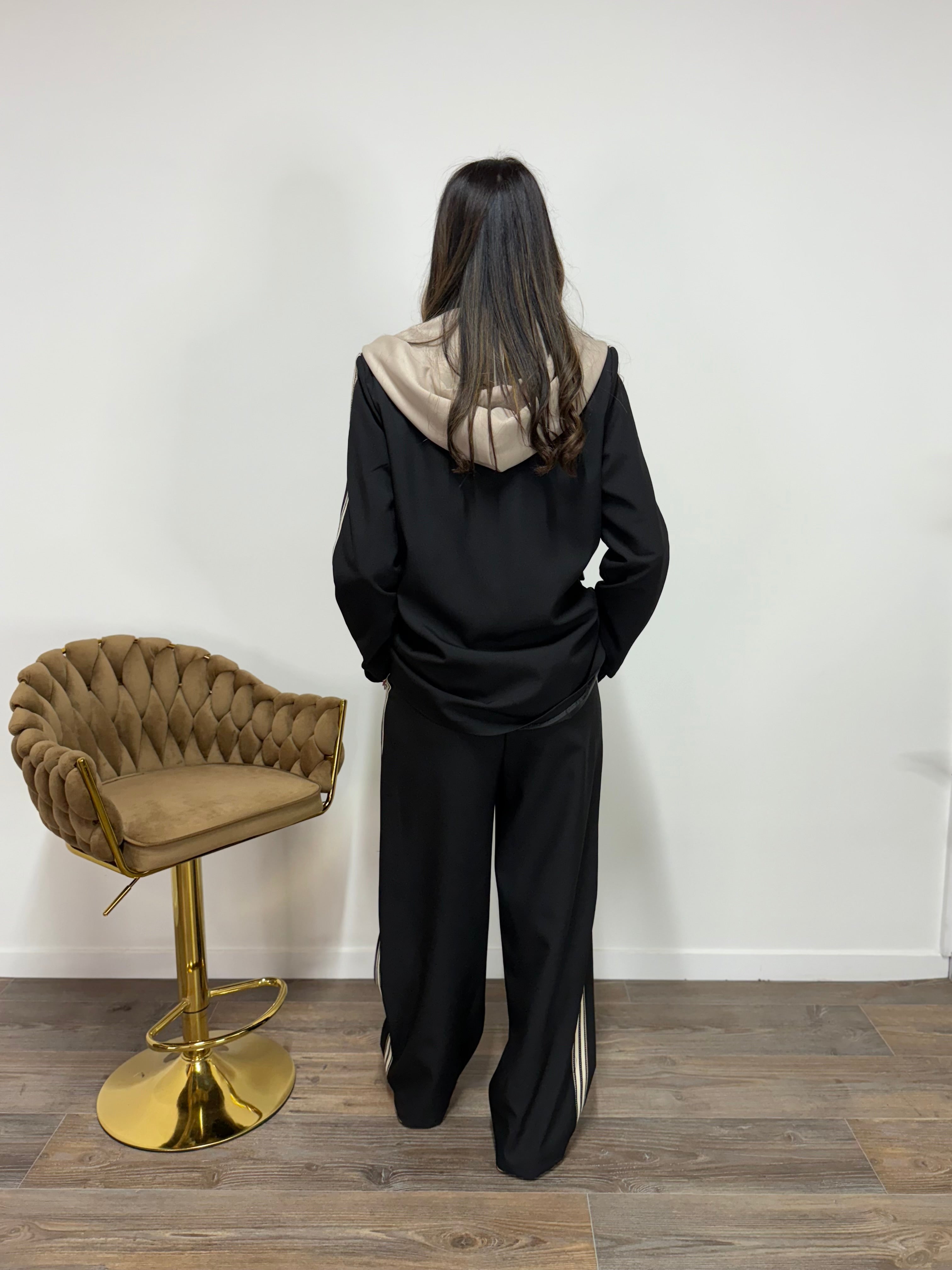 Tailleur New Jersey Nero