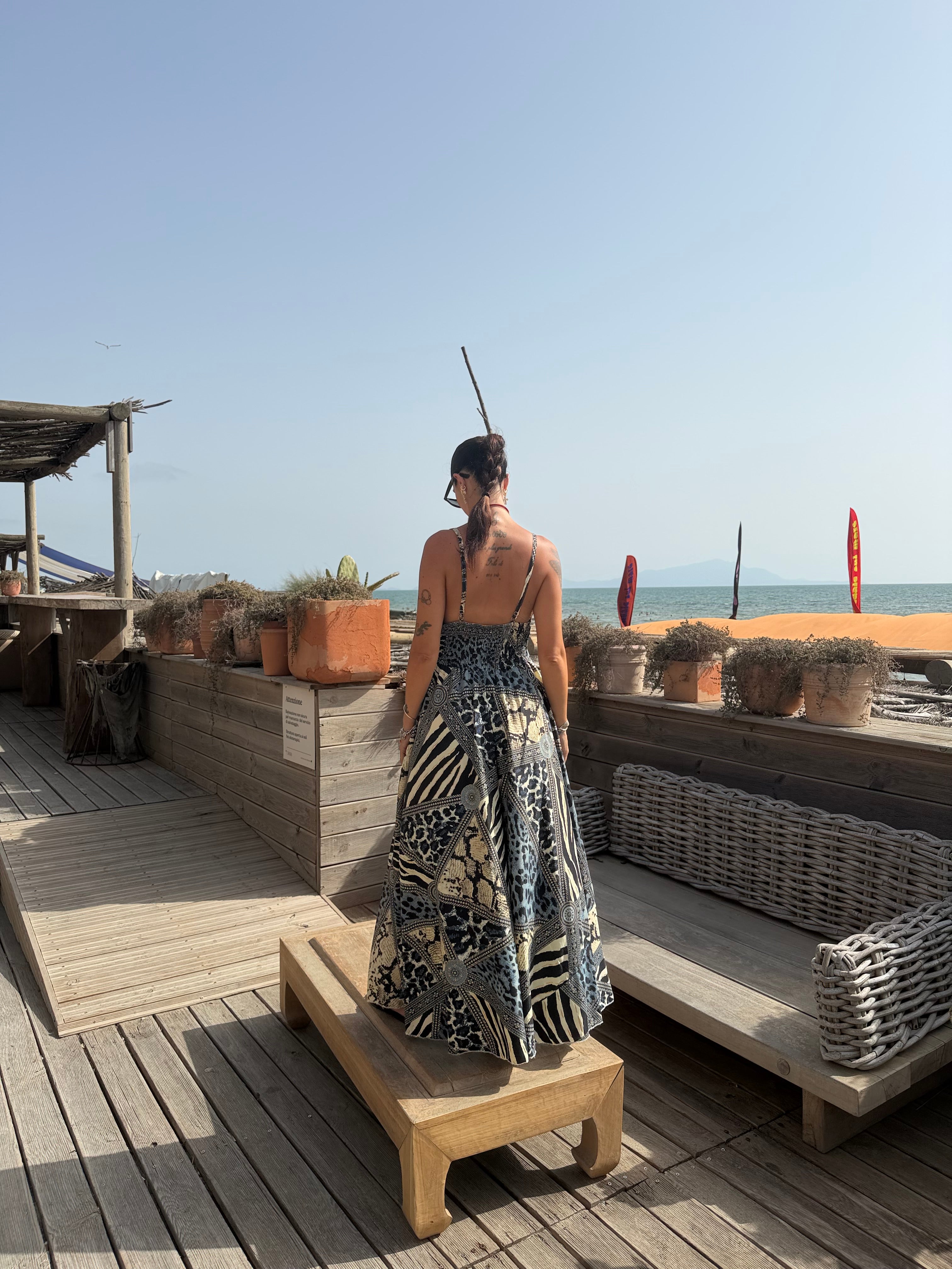 Abito Silk Animalier