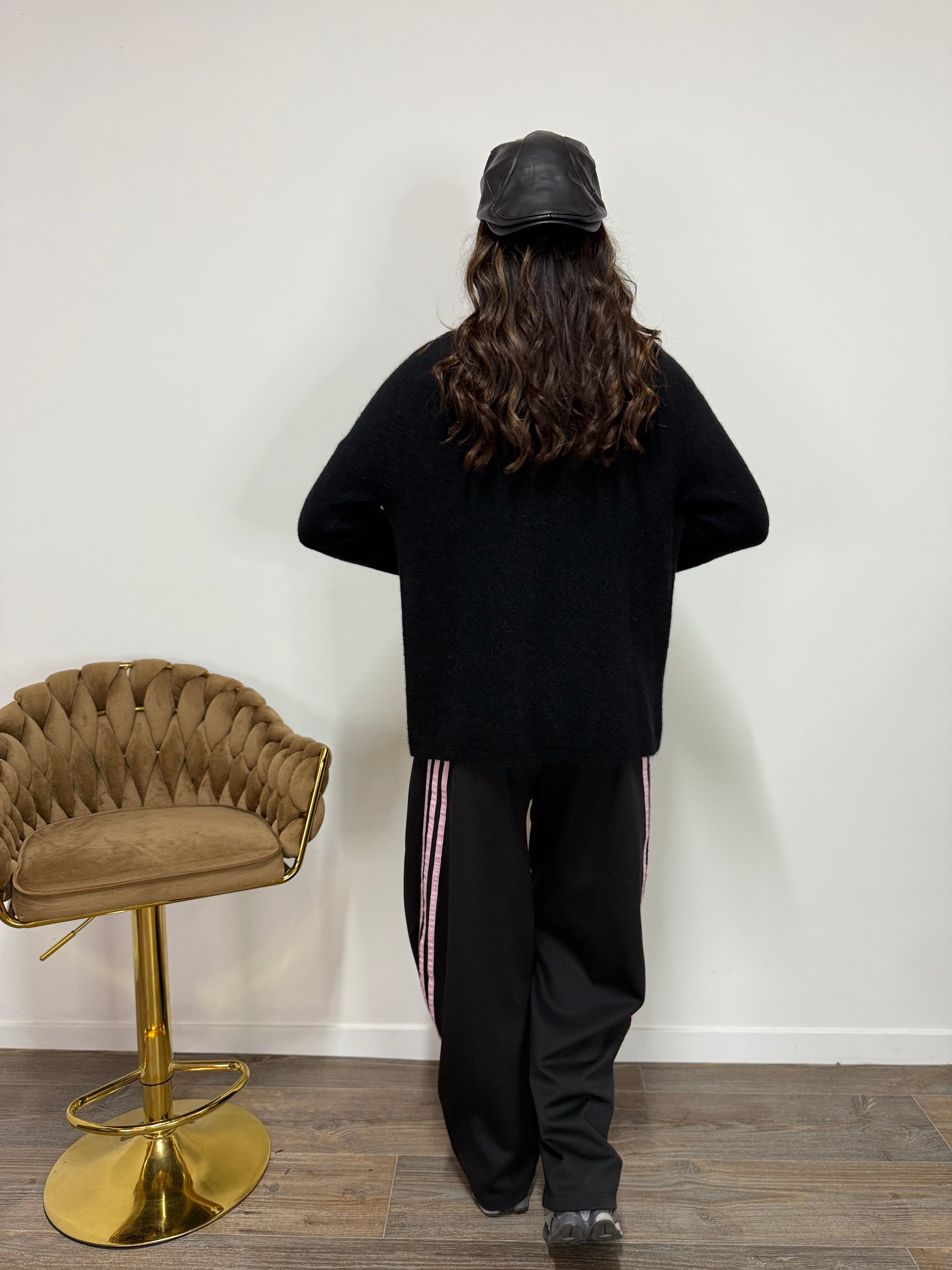 Cardigan Soffice LUMINA Nero