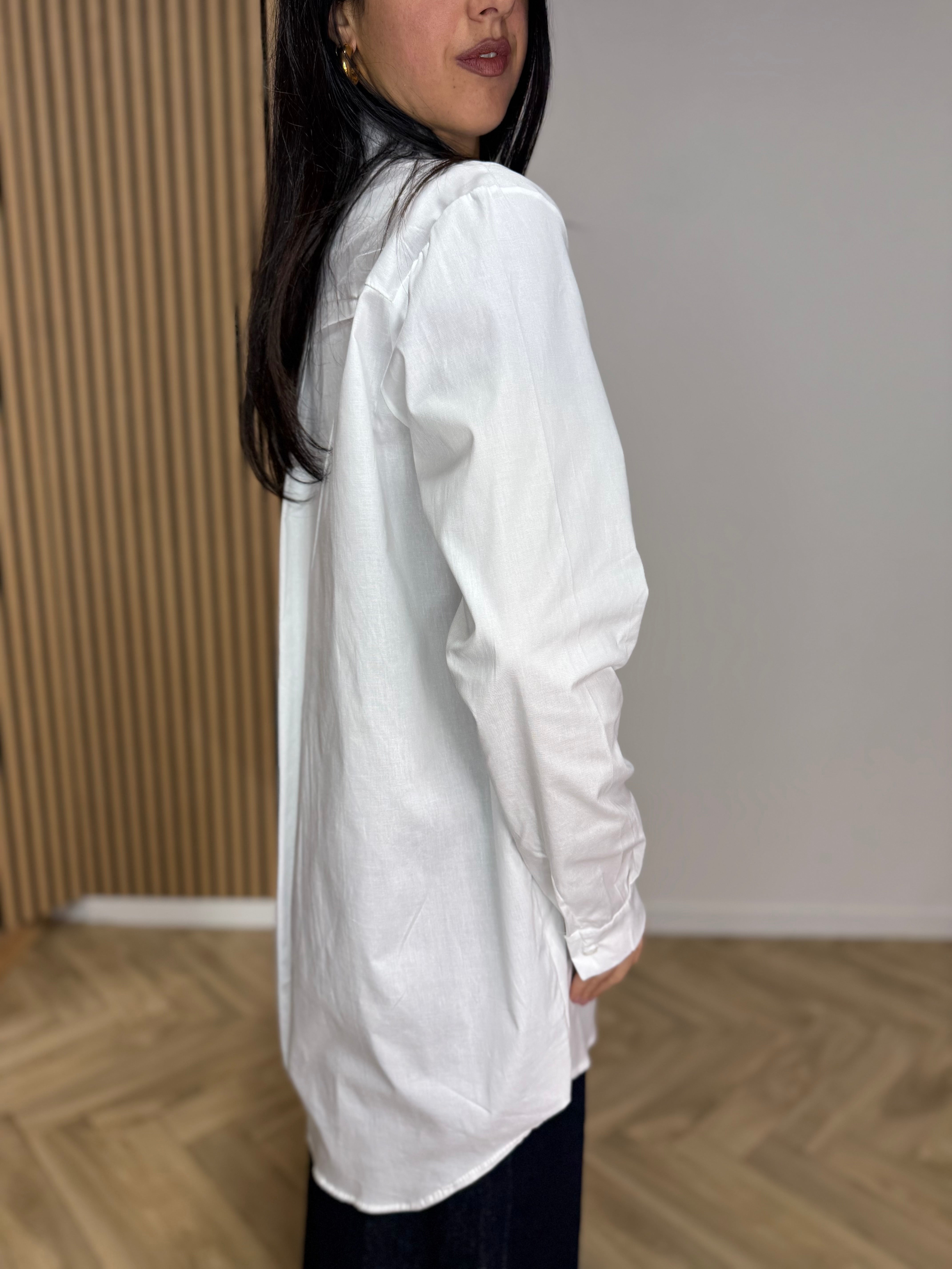 Maxi Camicia Classic Bianca