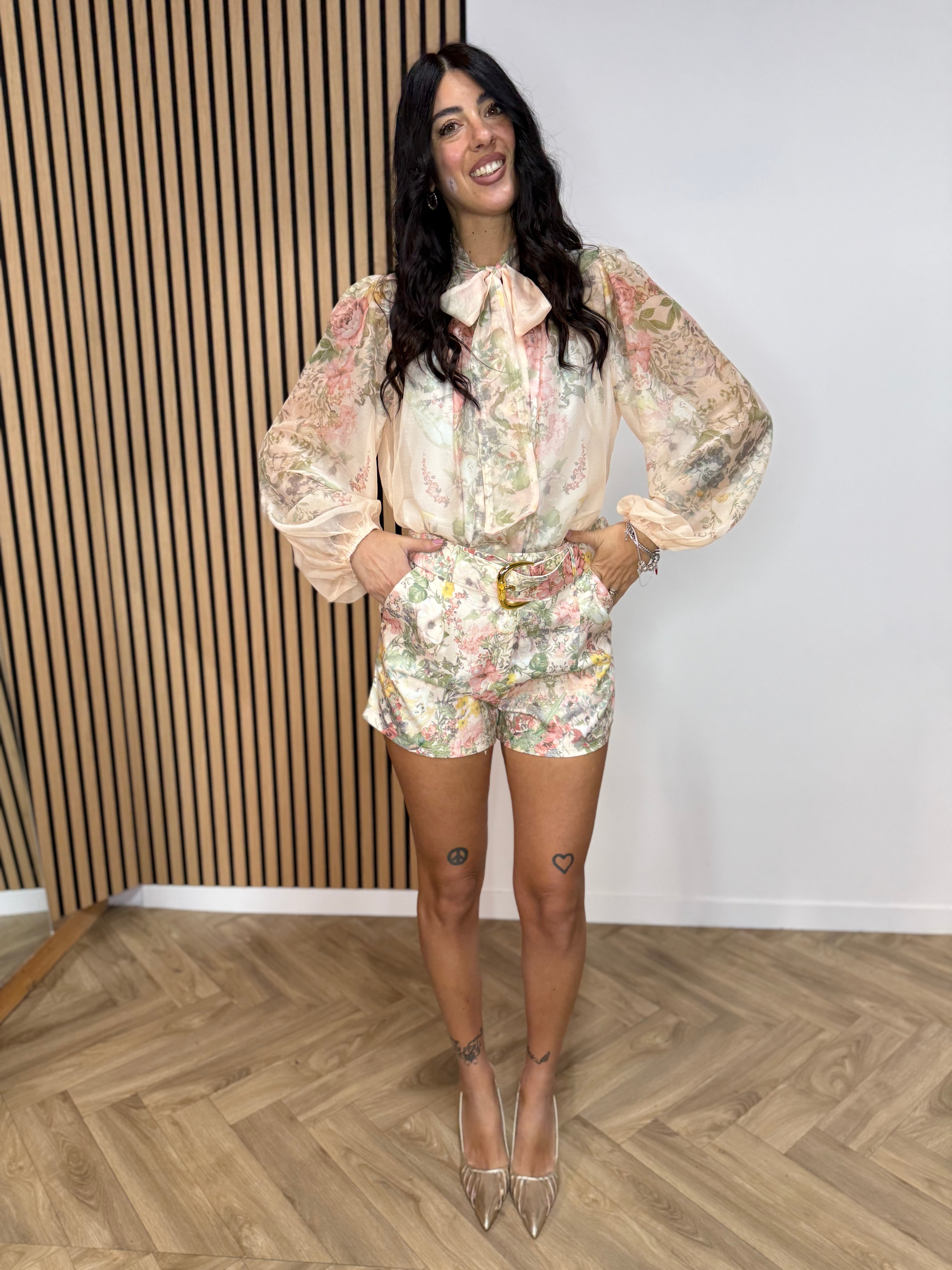 Coordinato Fiori Velati