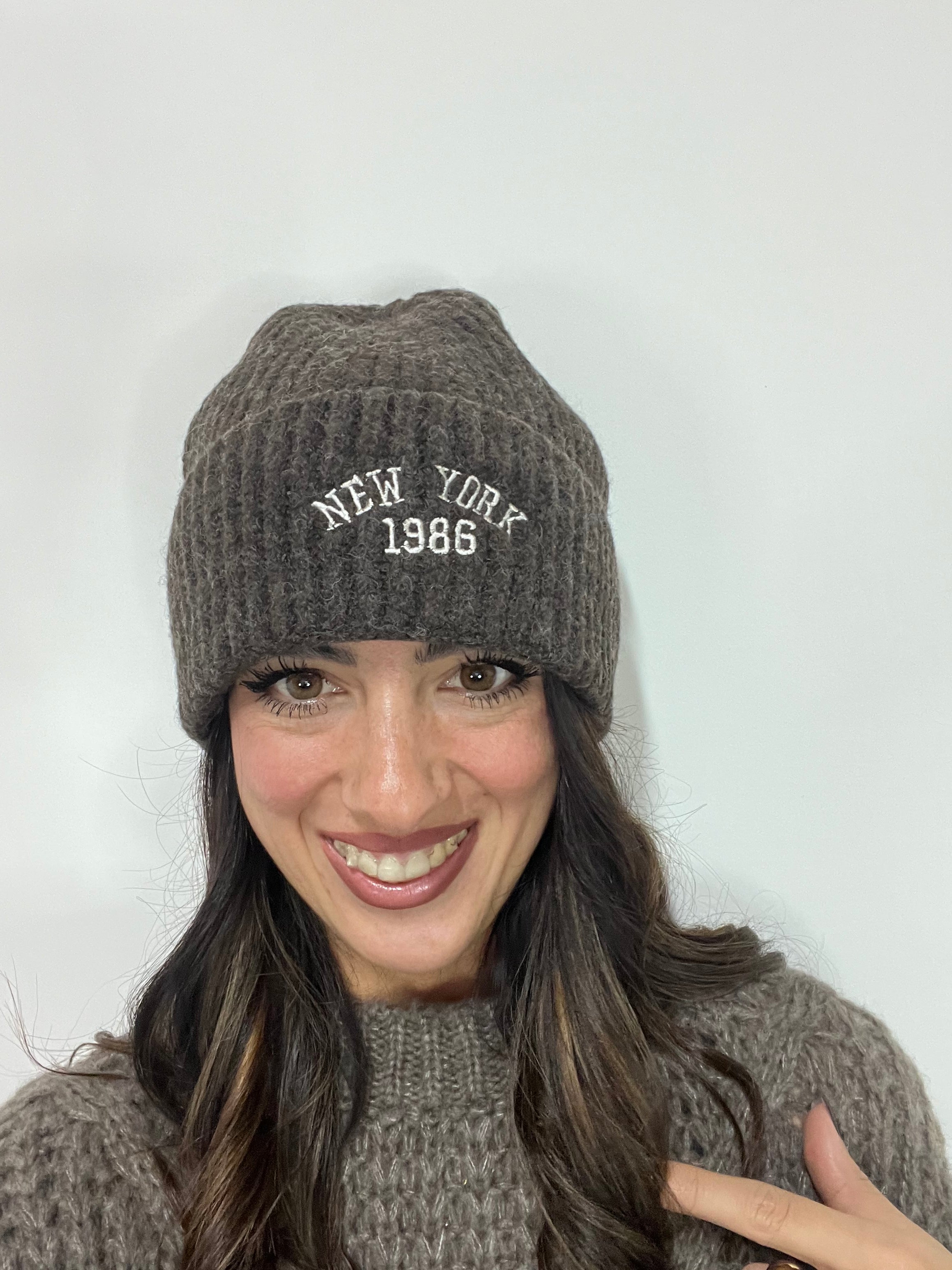 Cappello New York Brown