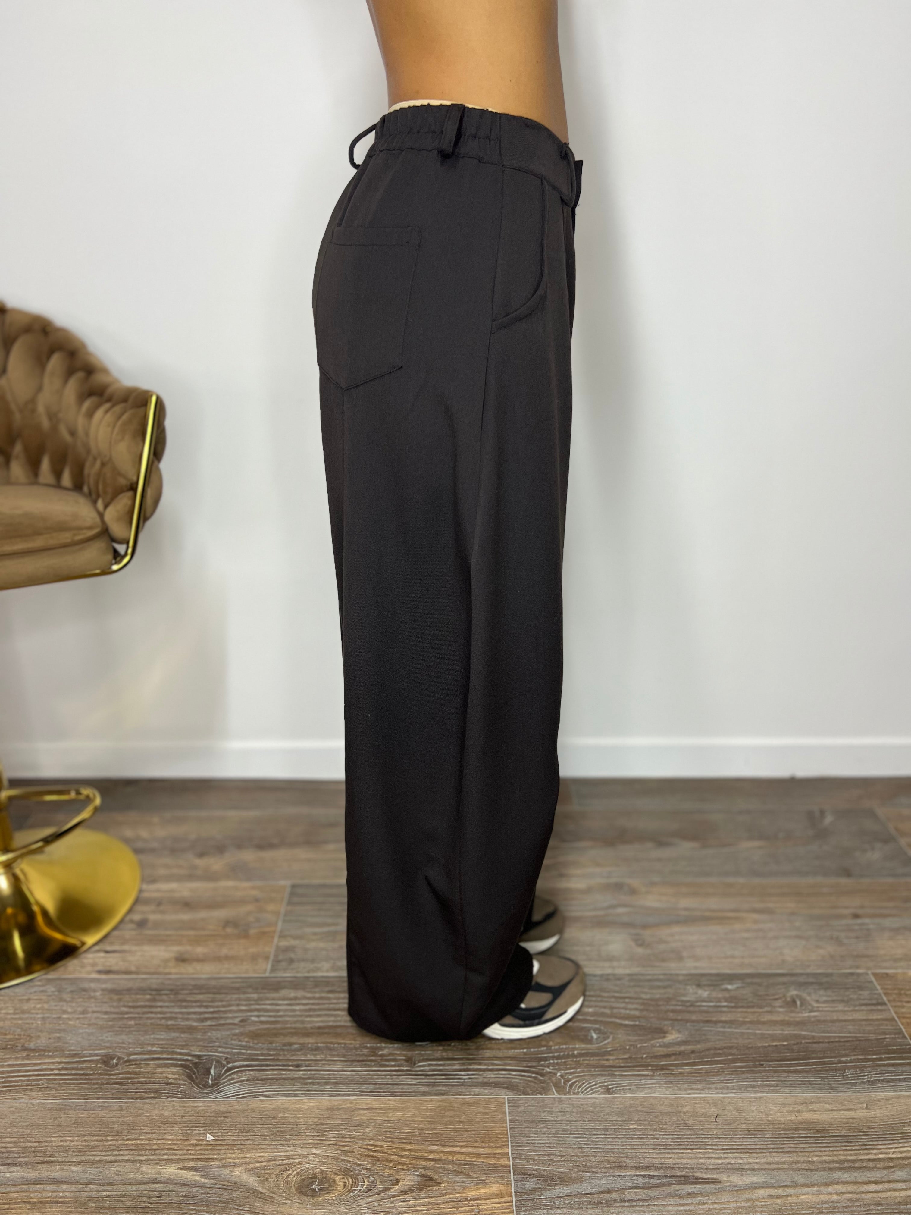 Pantalone Balloon Marrone