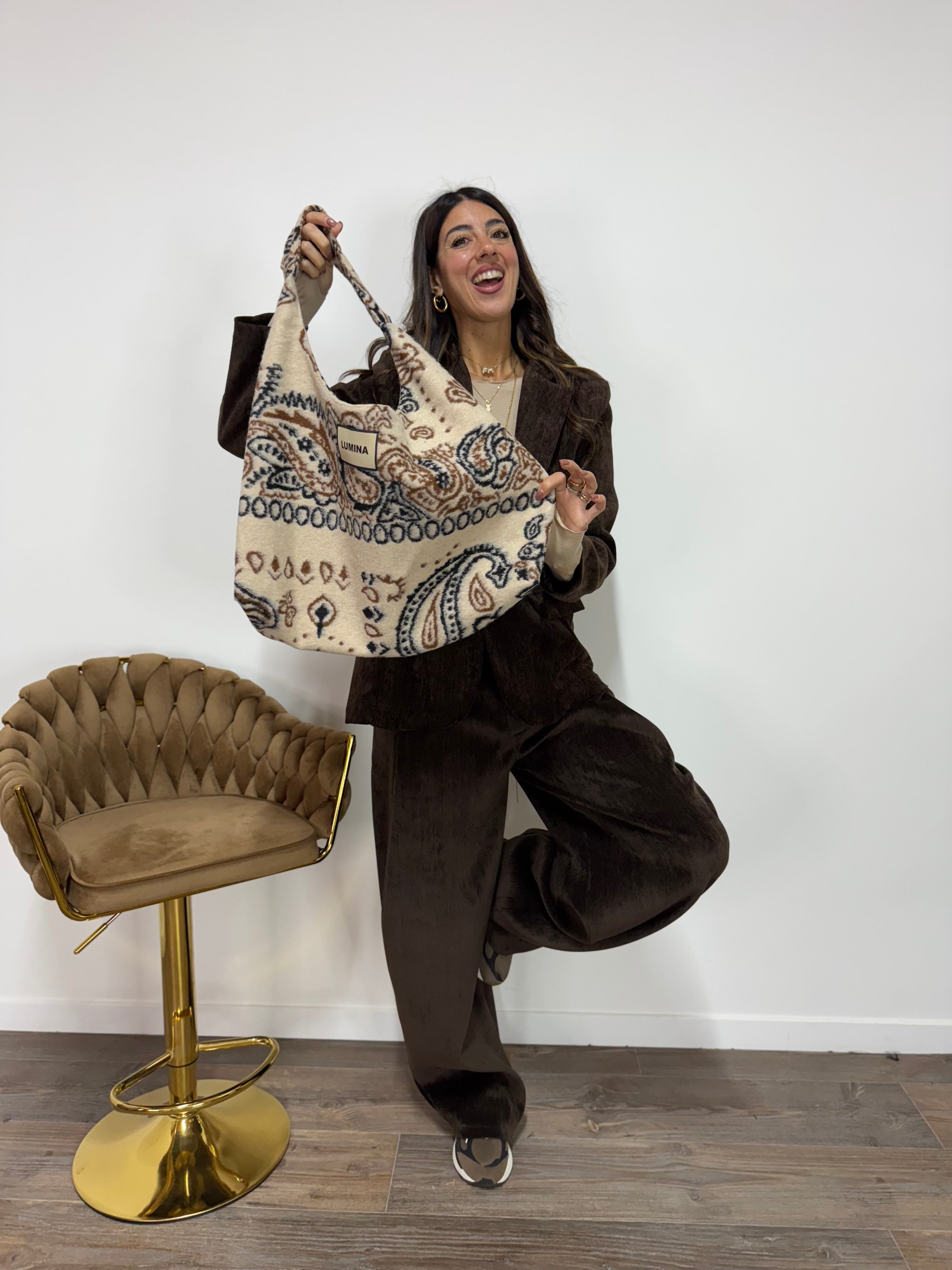 Borsa Bandana LUMINA Beige