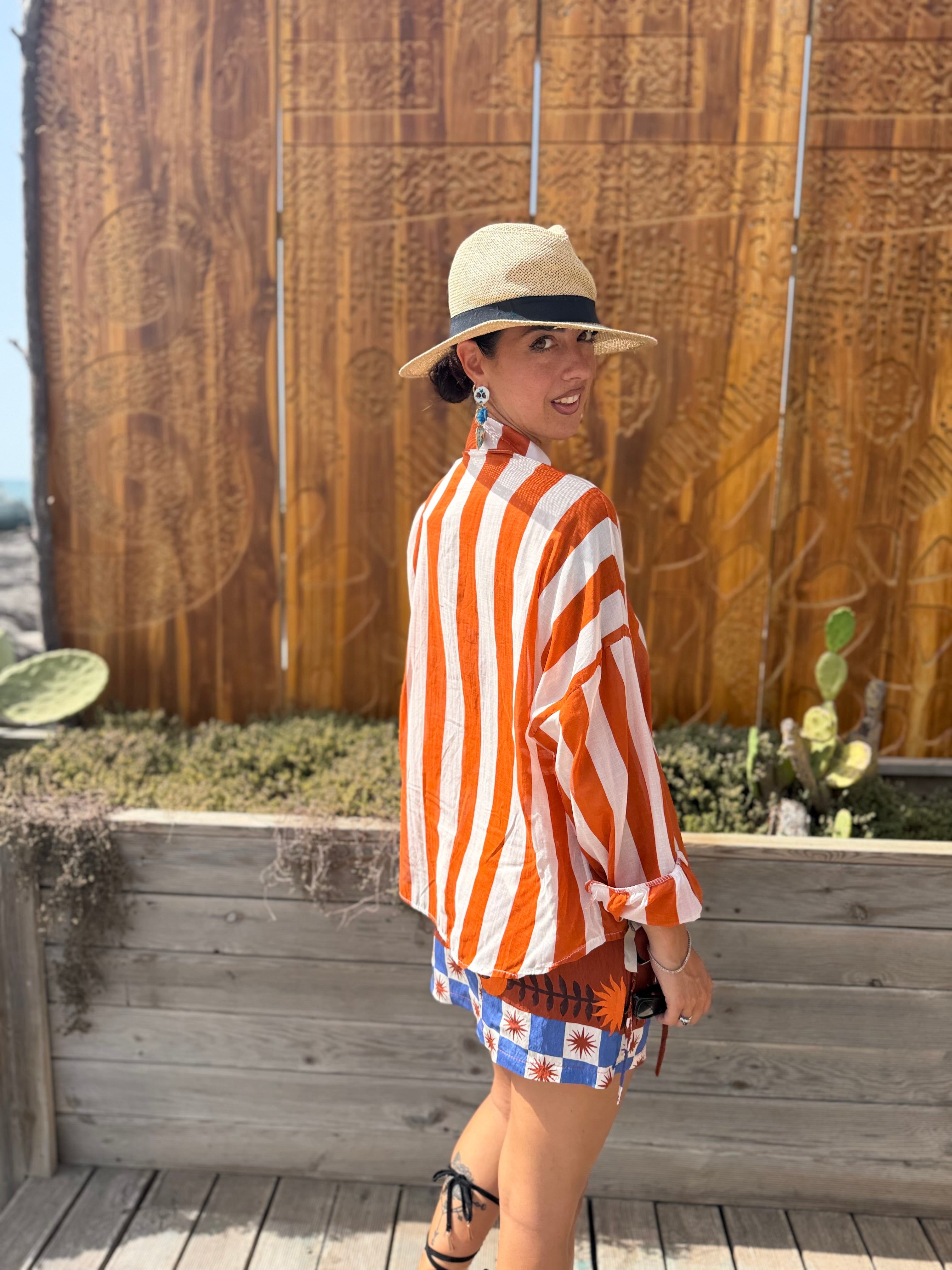 Camicia Candy Ruggine