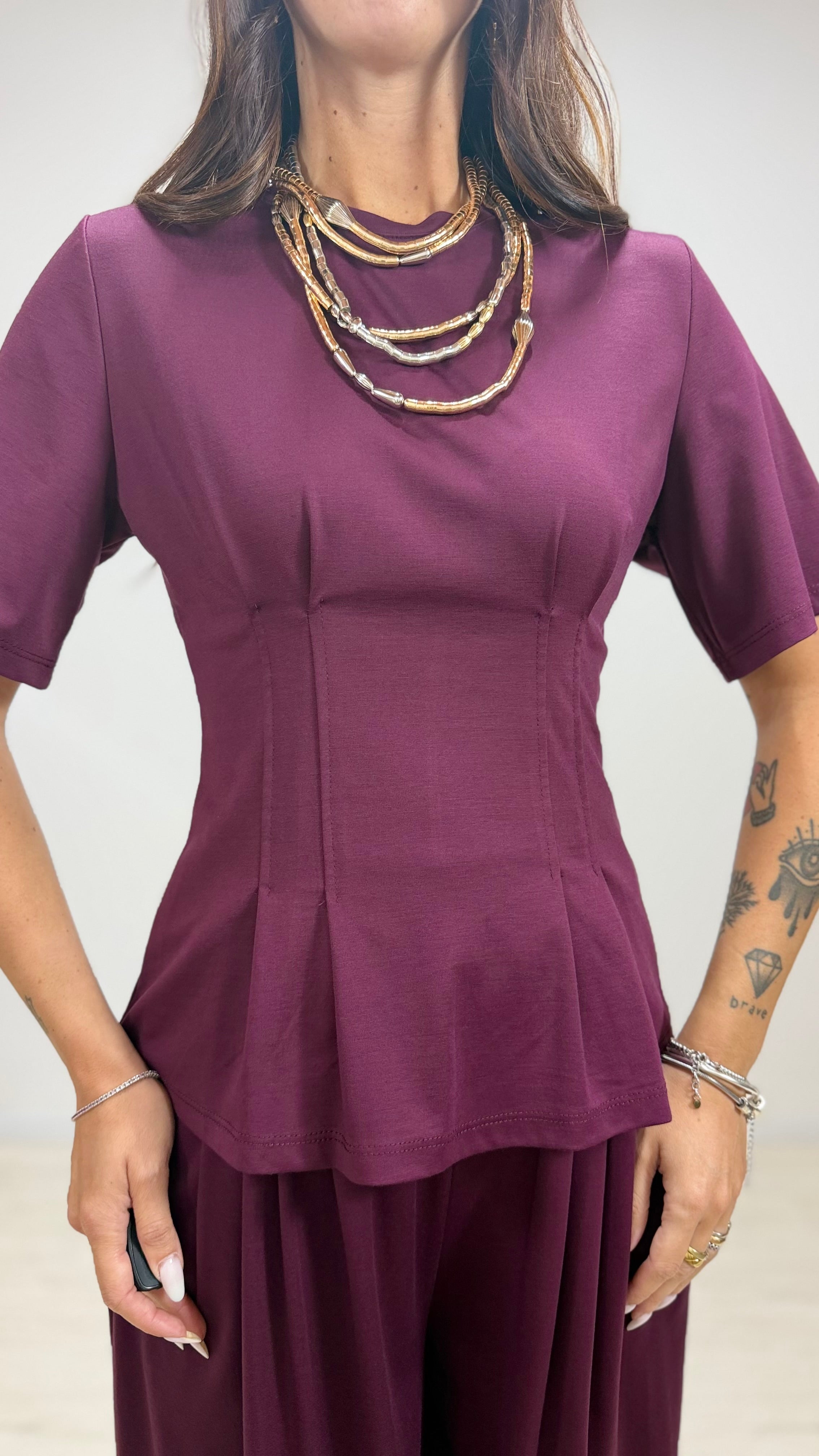 Maglia Megan LUMINA Bordeaux