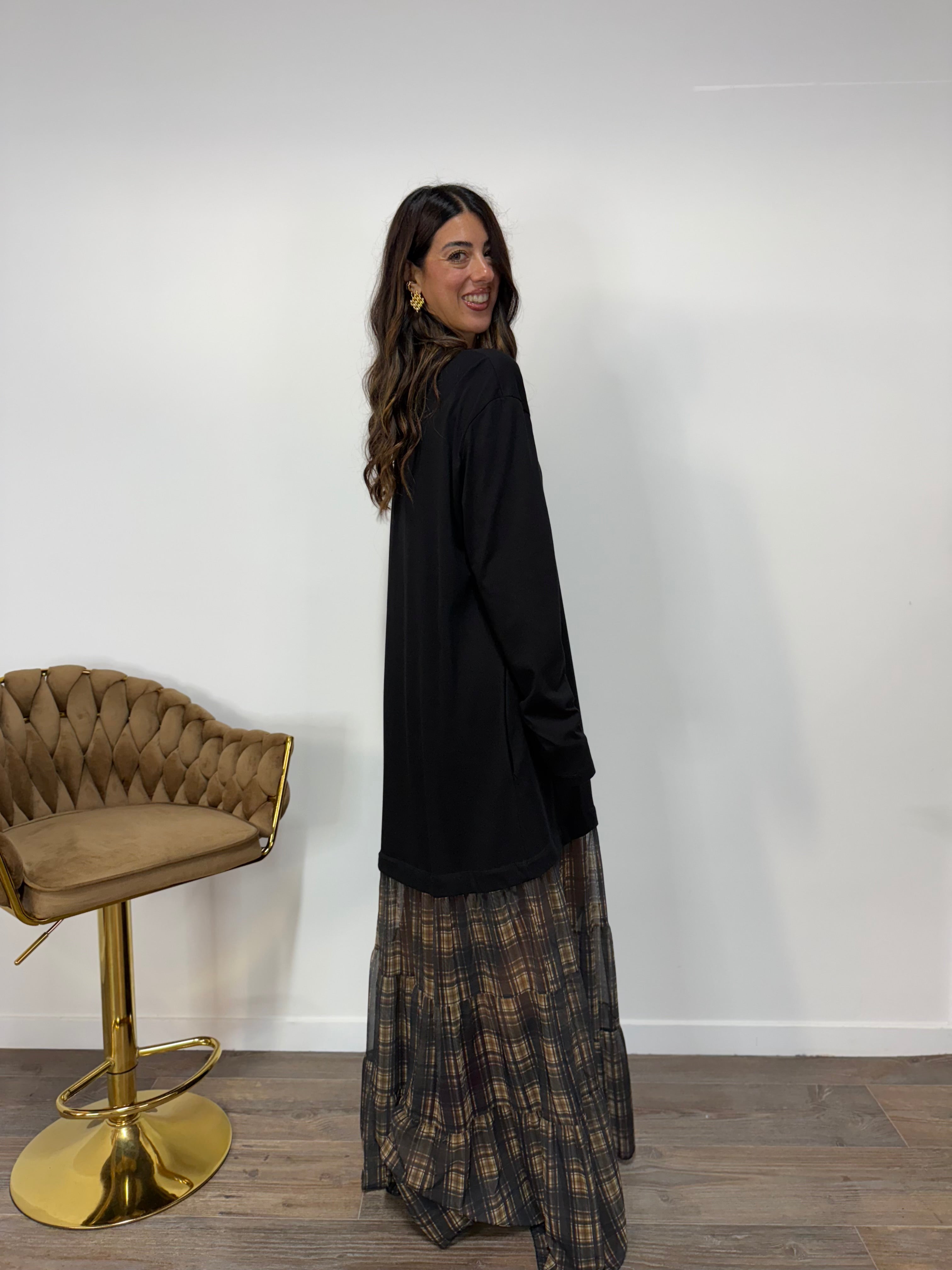 Abito Kilt LUMINA Nero