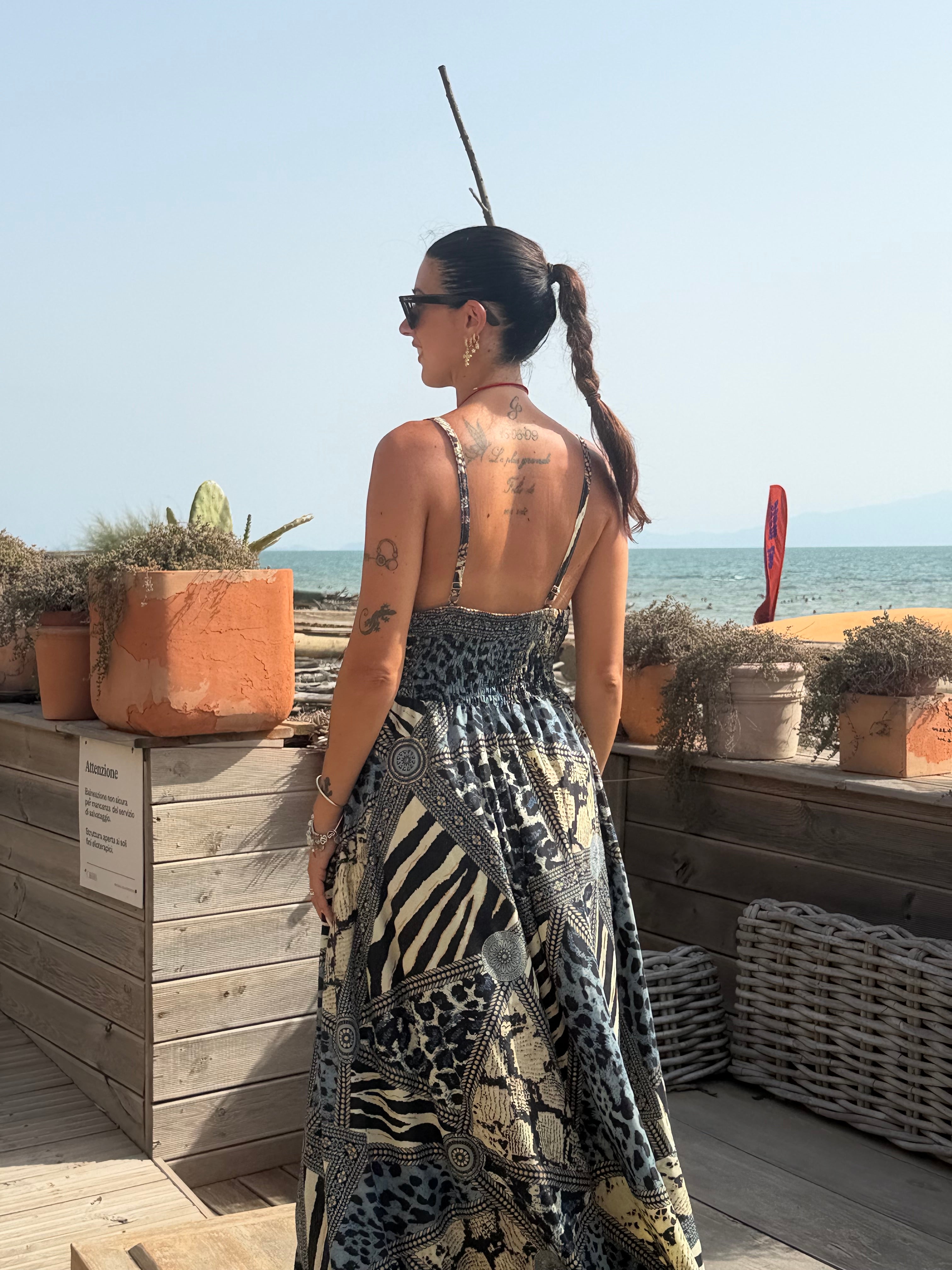 Abito Silk Animalier