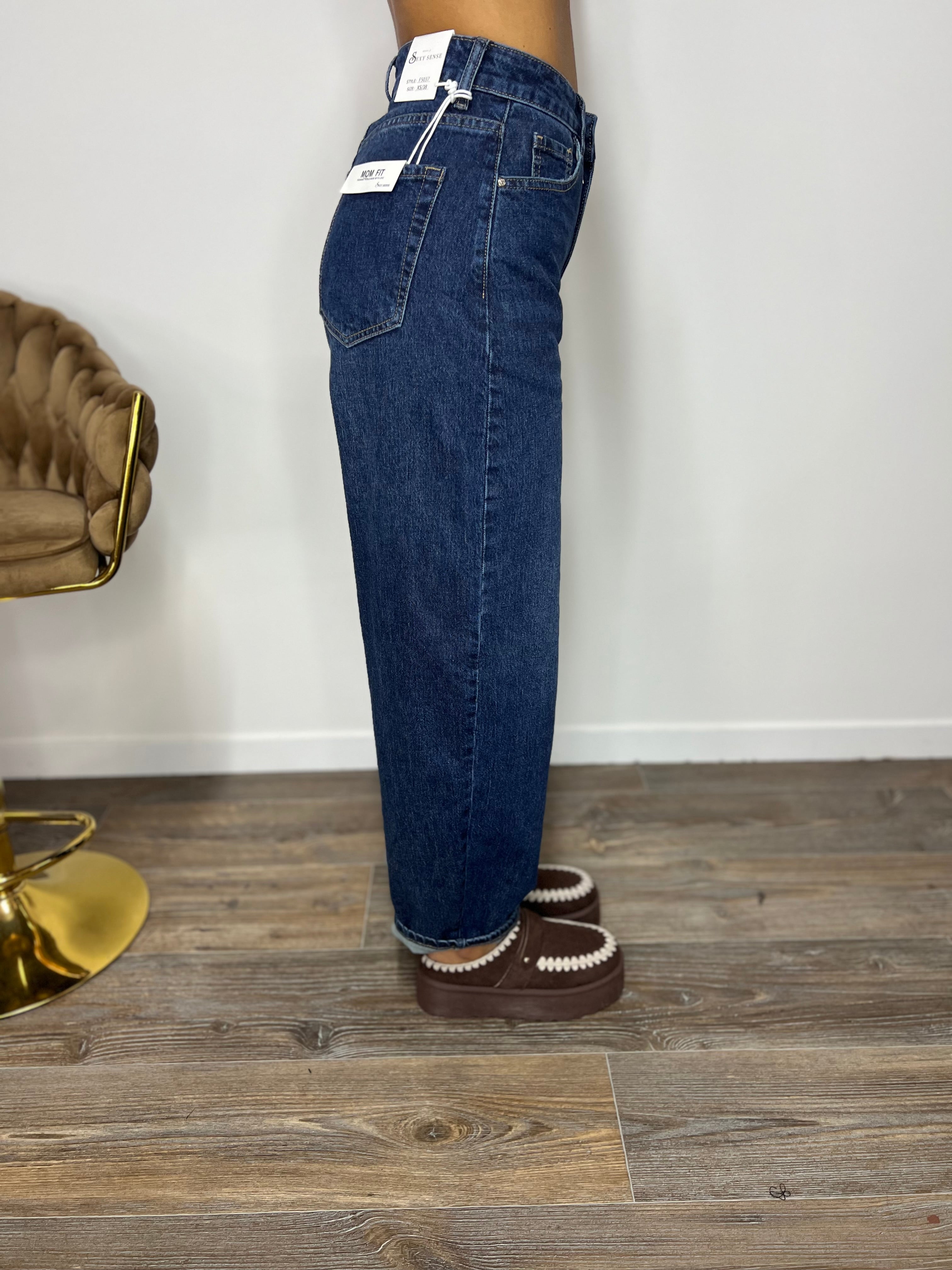 Jeans Dark MoM Fit