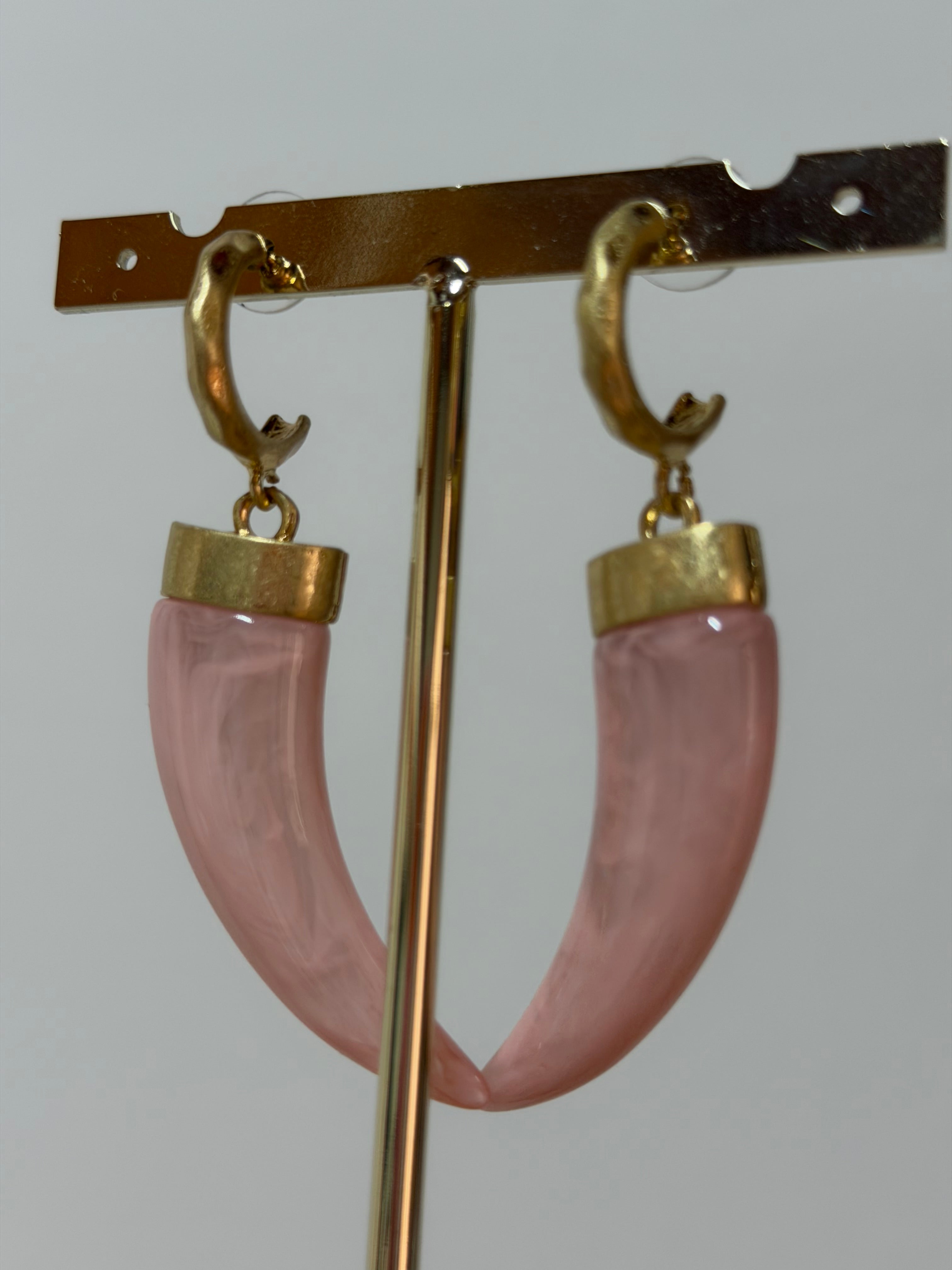 Orecchini Corno Pink