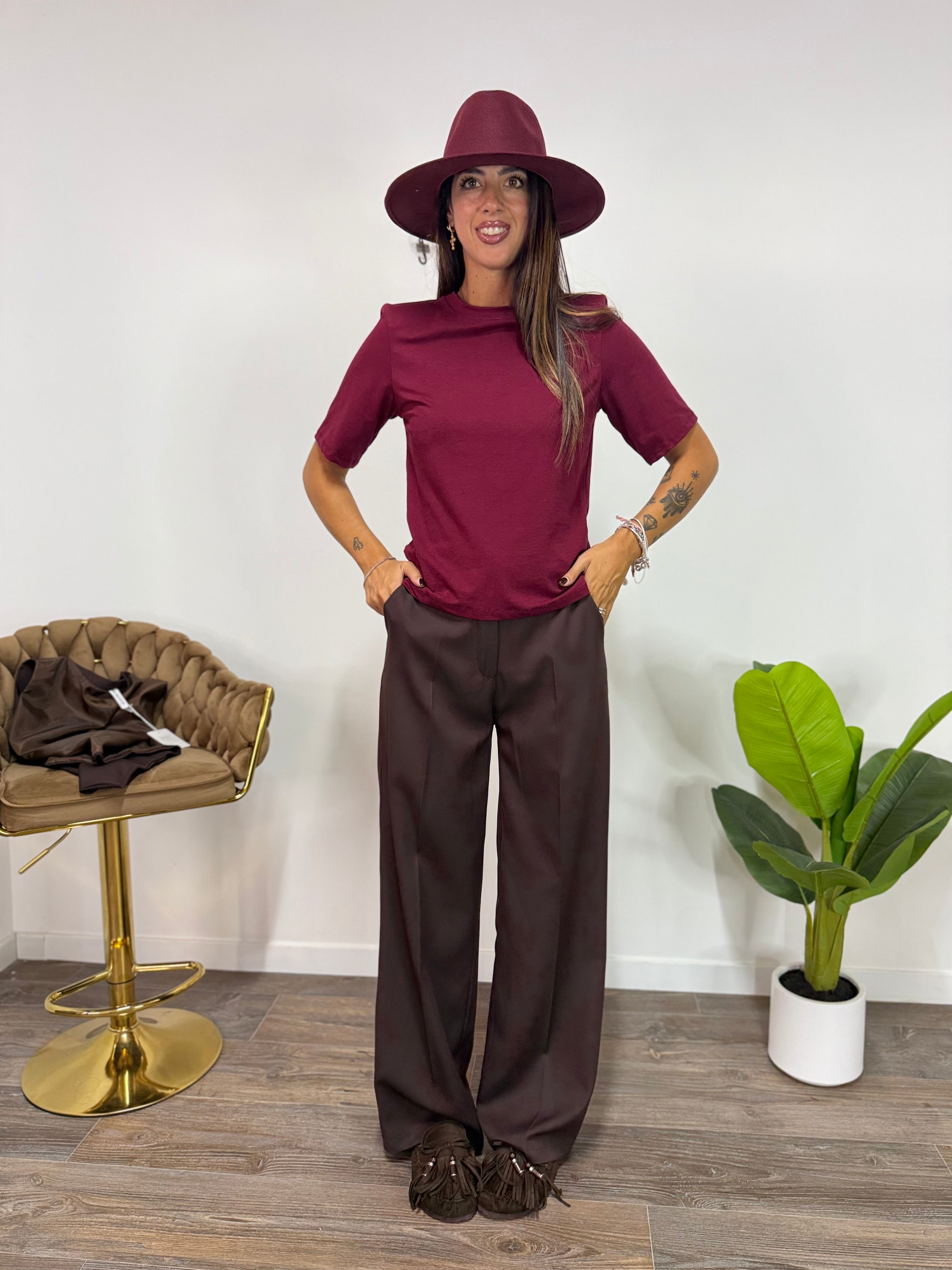 T-Shirt Spallina Bordeaux
