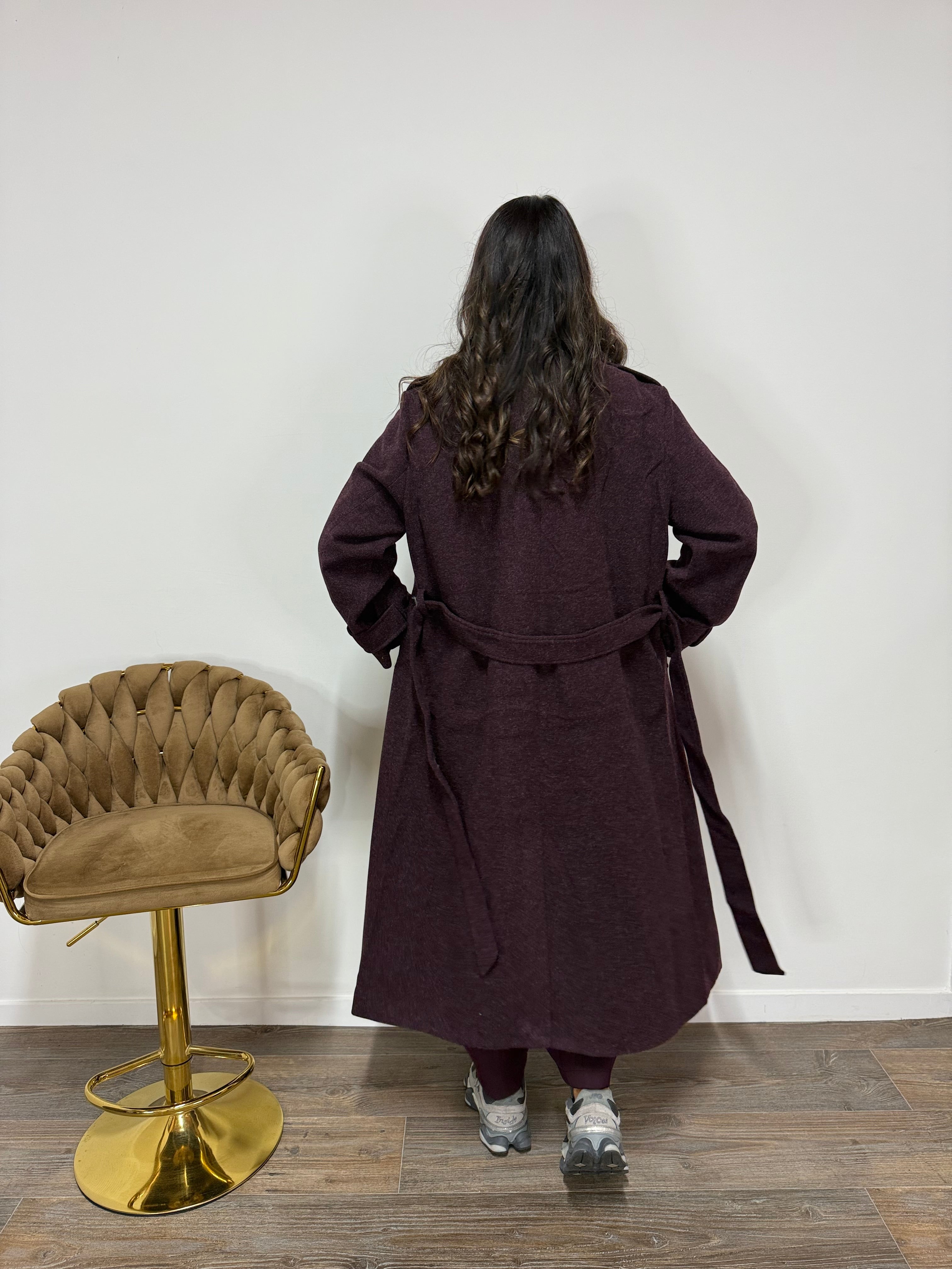 Cappotto Fergie Prugna