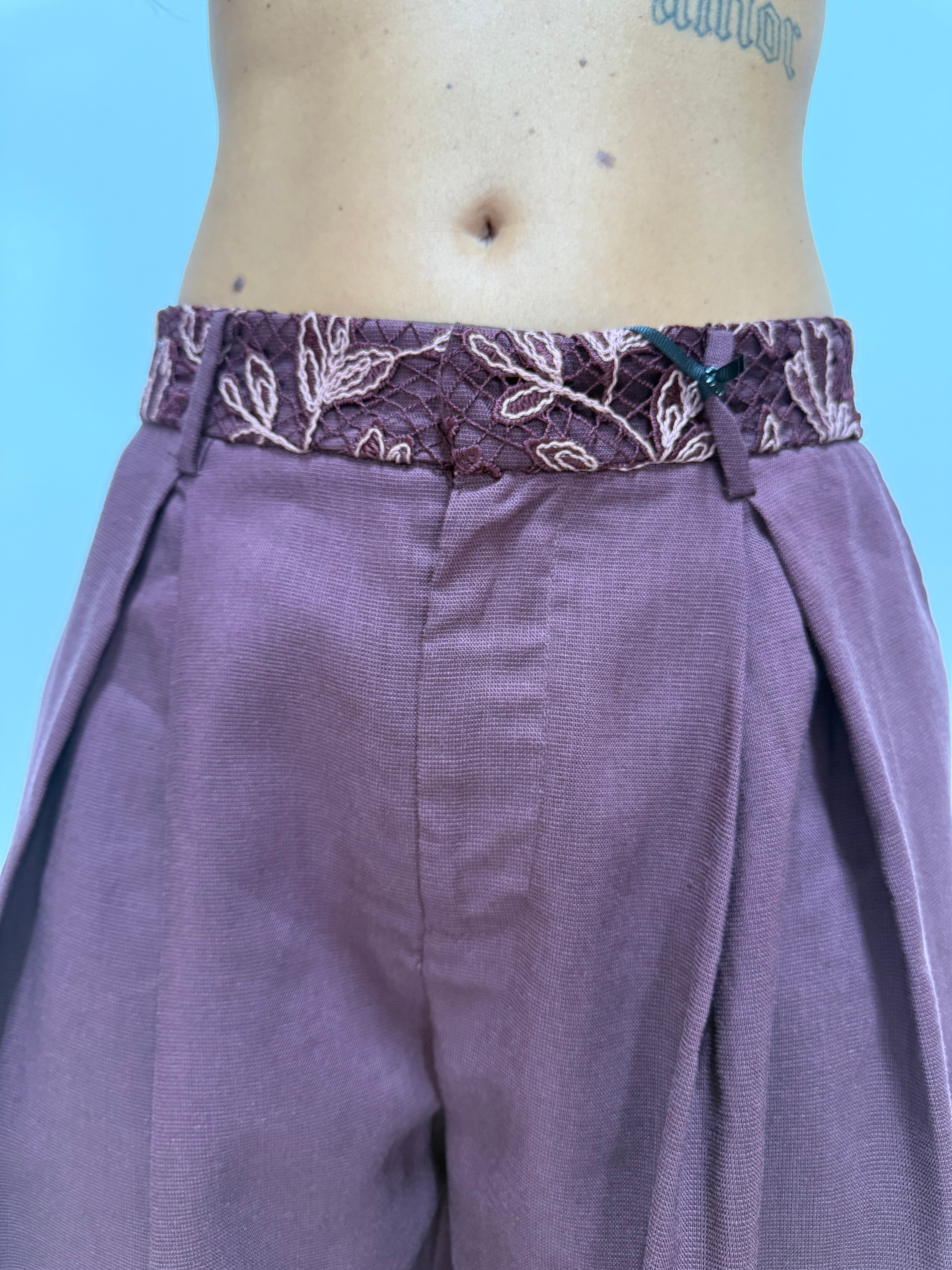 Pantalone Aisha LUMINA Bordeaux