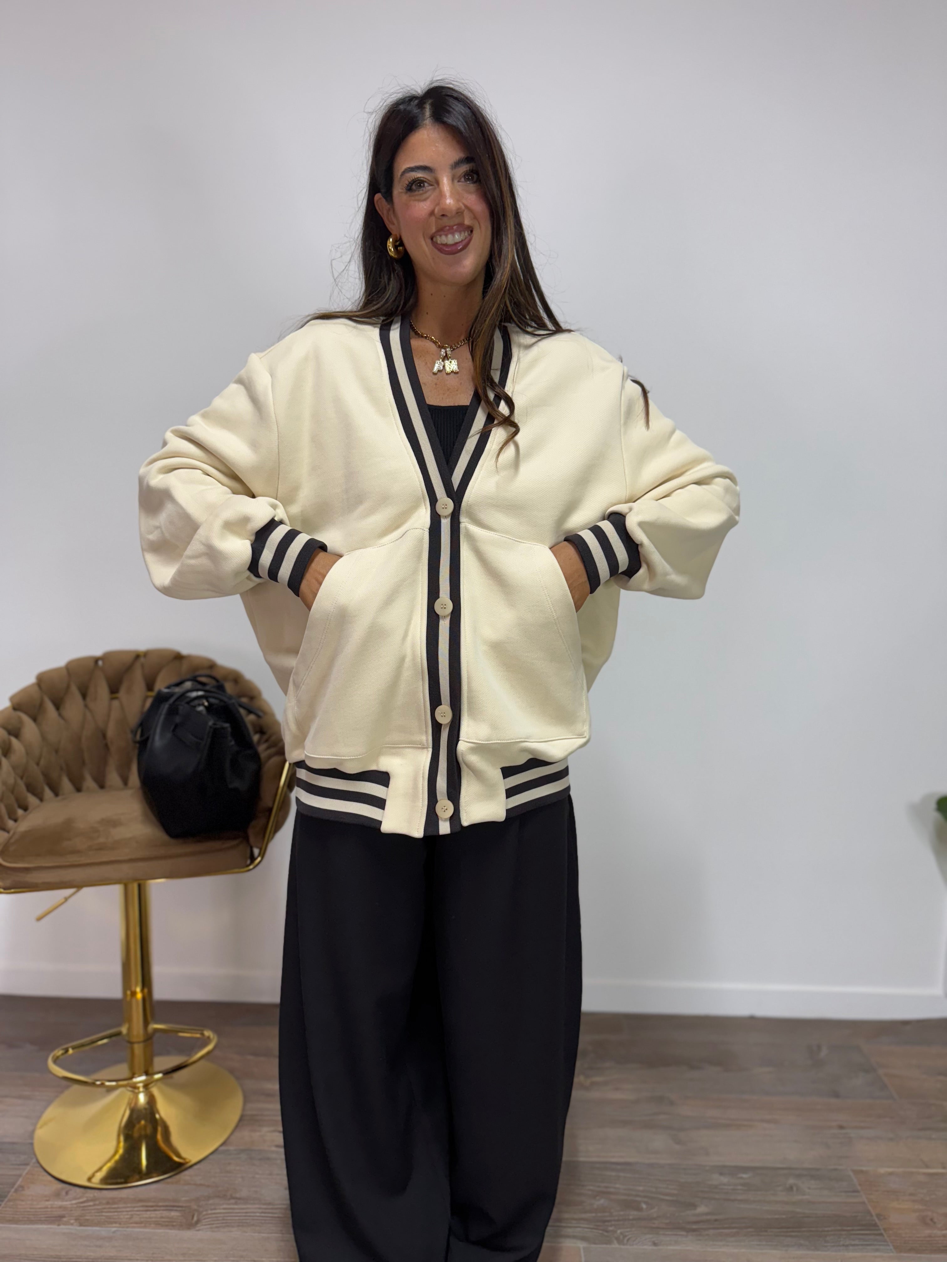 Cardigan Urban LUMINA Panna