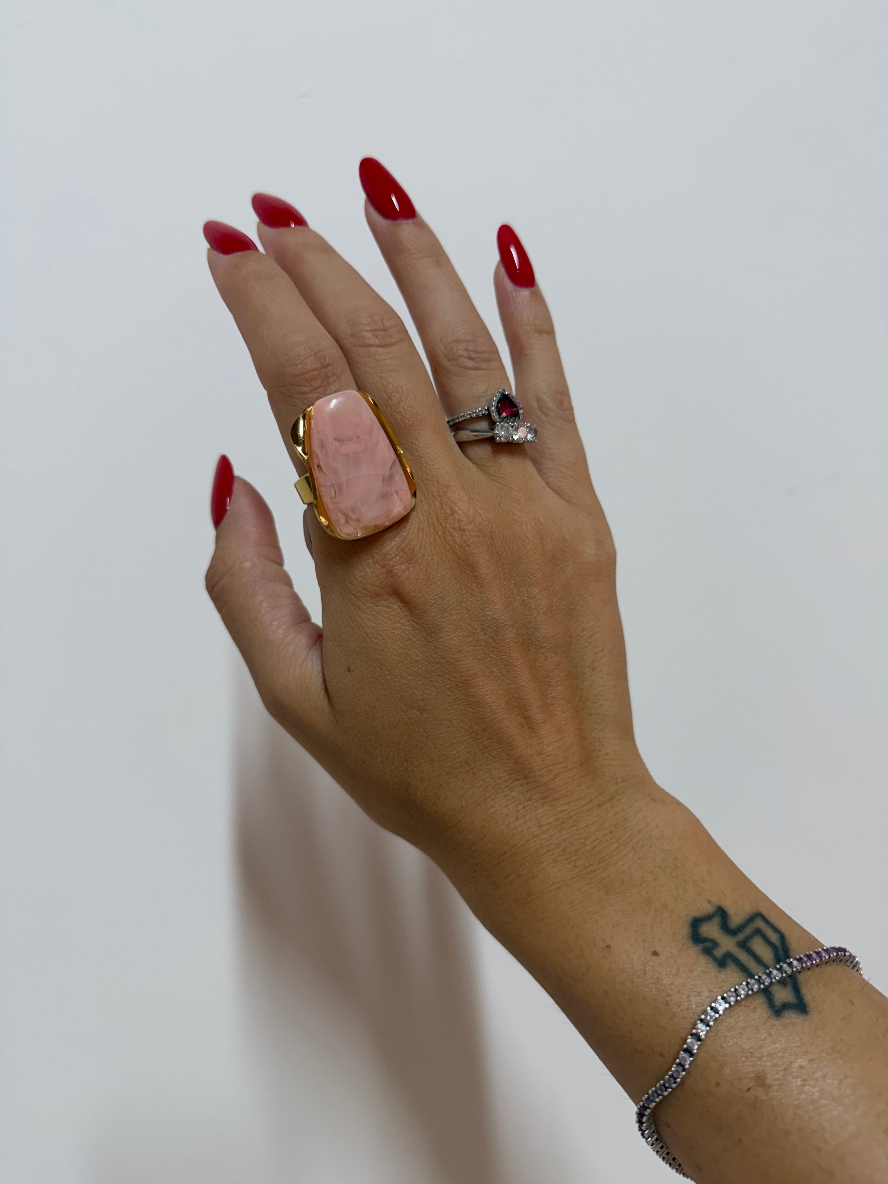Anello Marmorizzato Rosa