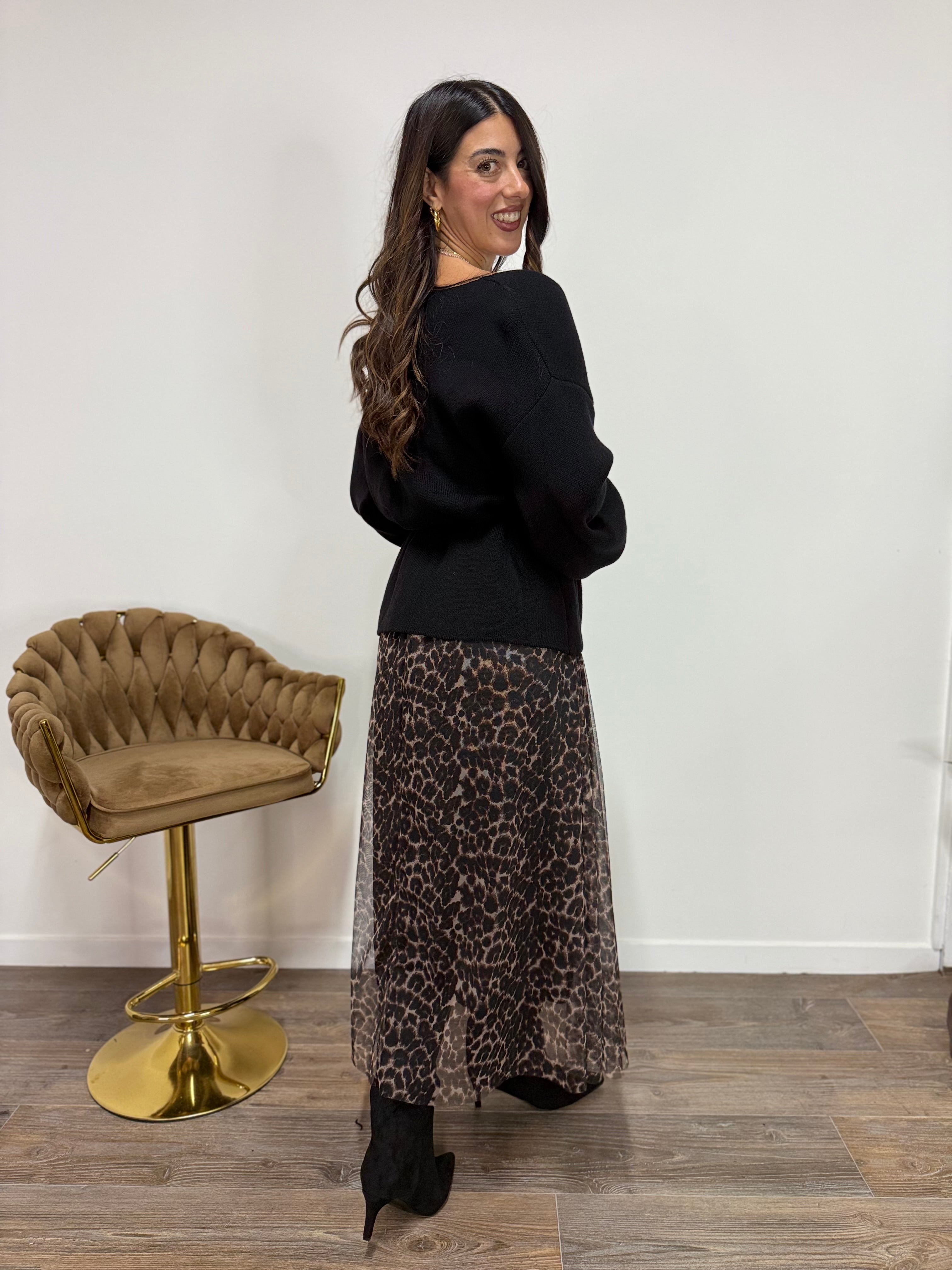 Cardigan Scaldacuore Nero