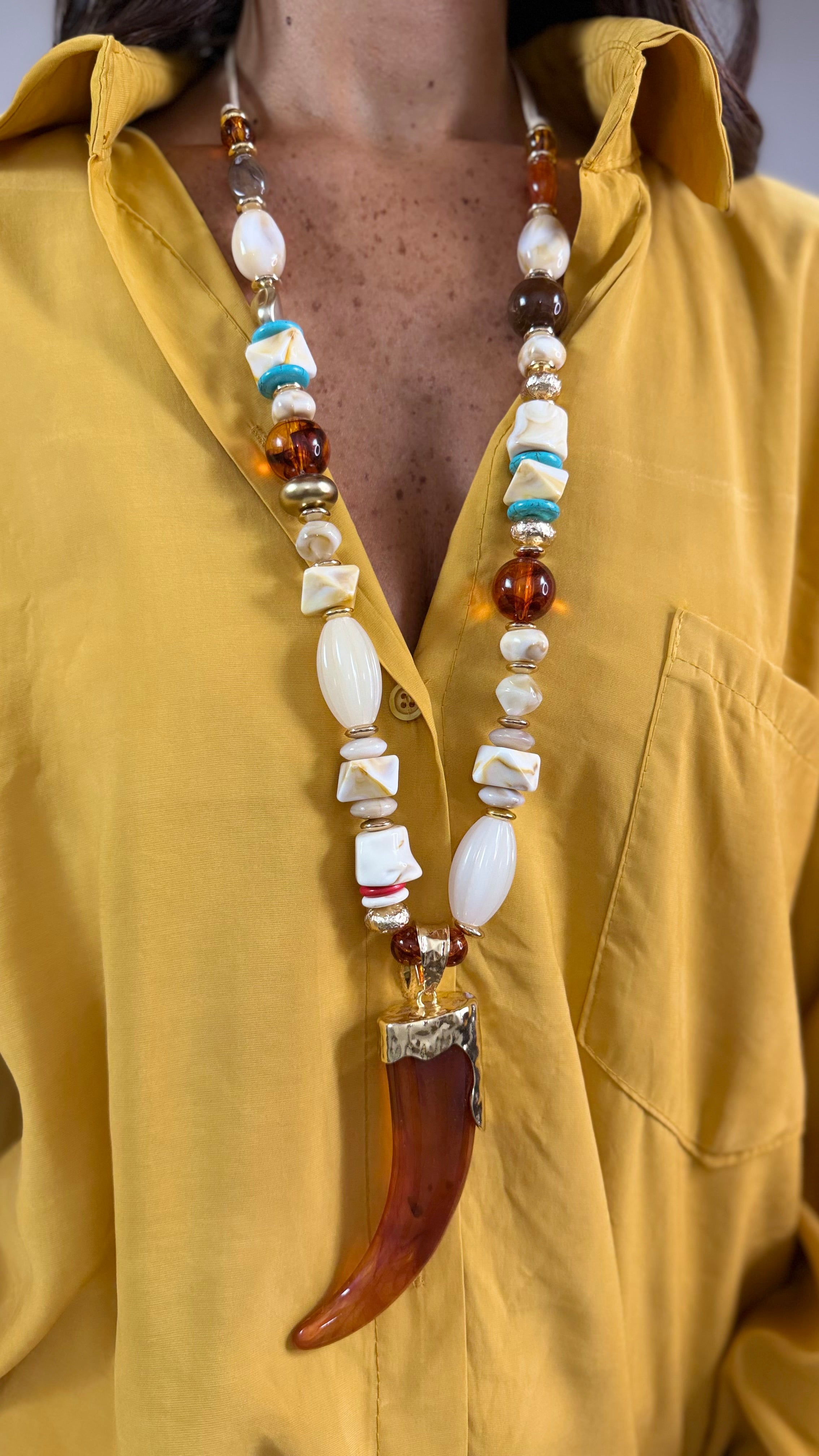 Collana Maxi Corno