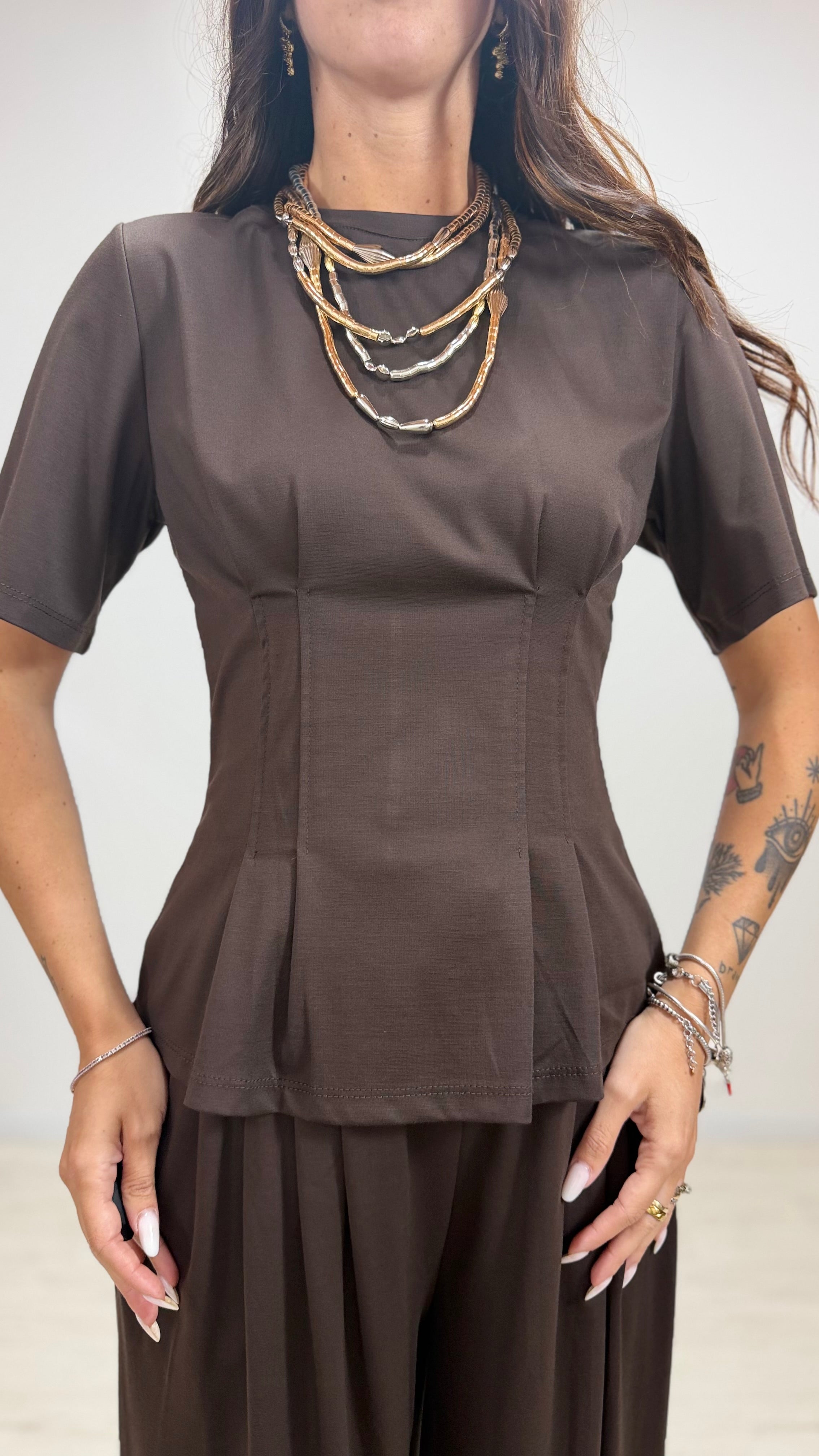 Maglia Megan LUMINA Brown