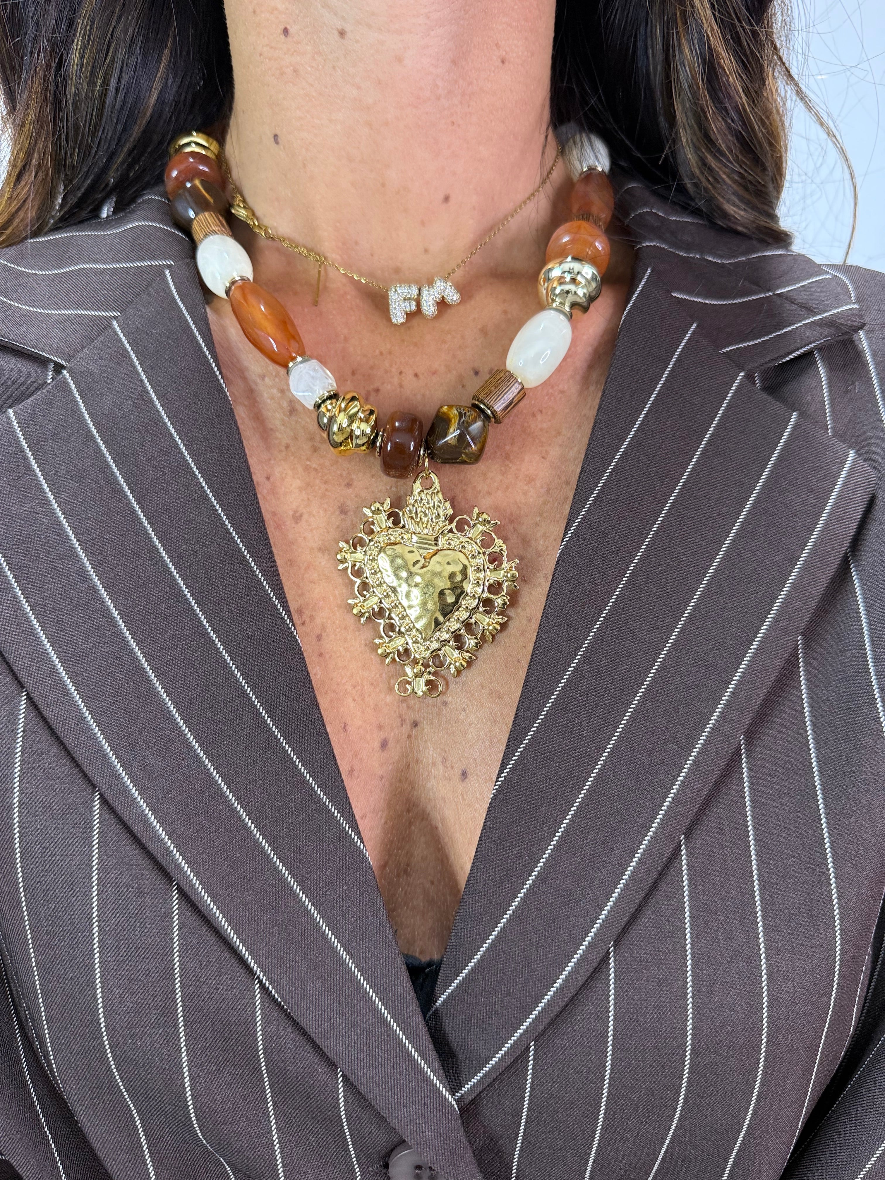 Collana Big Cuore Sacro