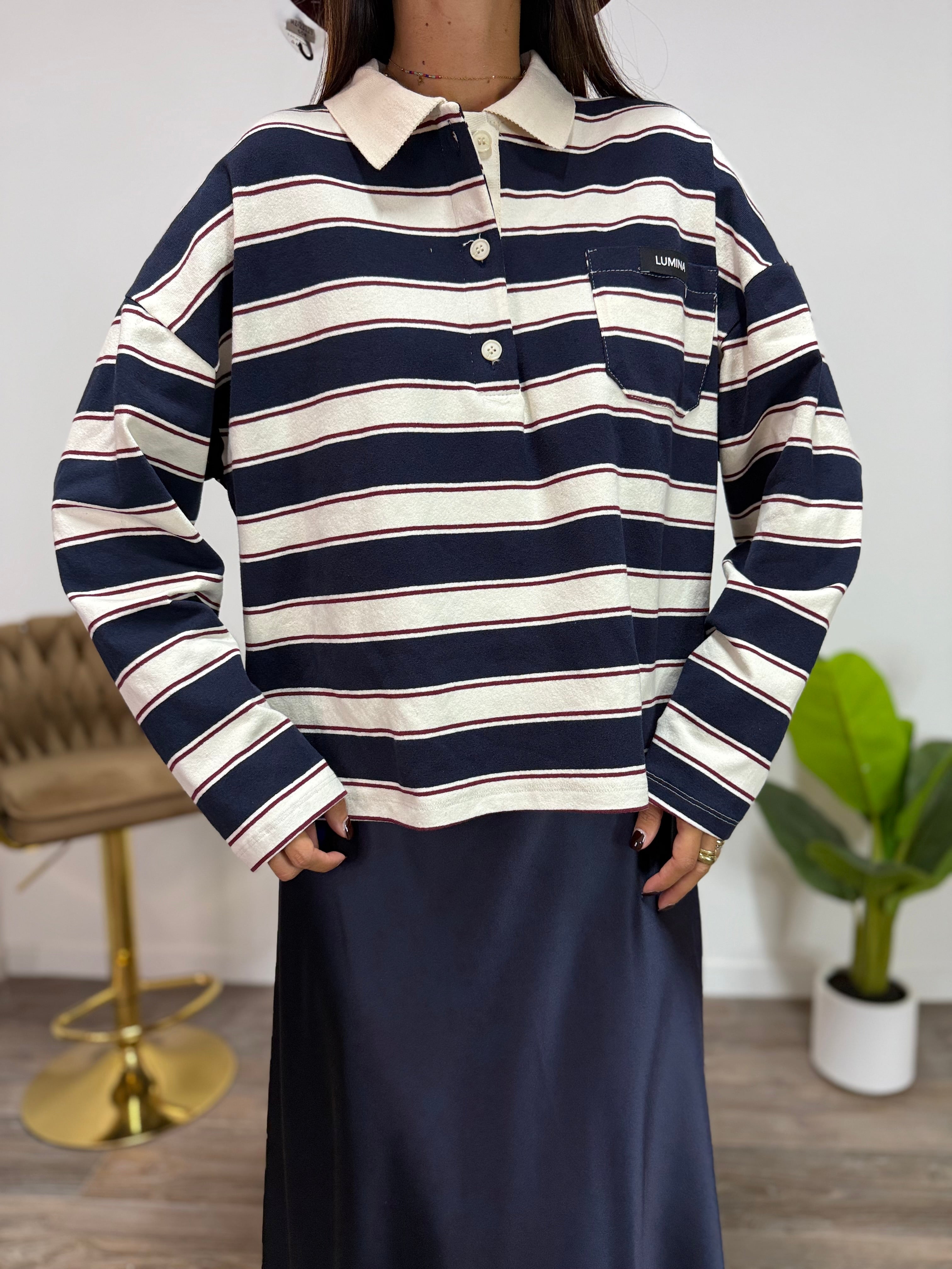 Polo Tommy LUMINA Blue